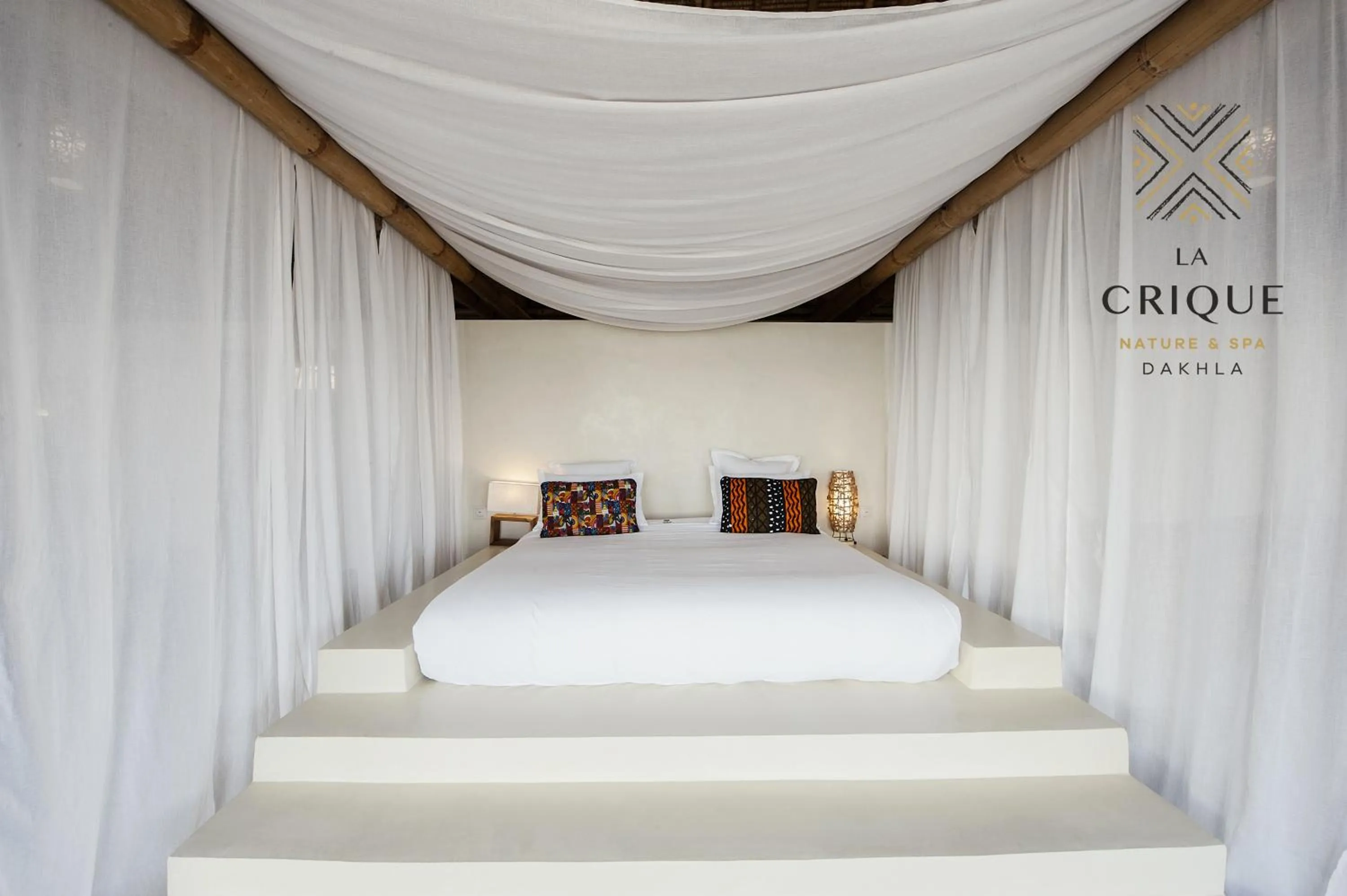 Bedroom, Bed in La Crique Nature & Spa
