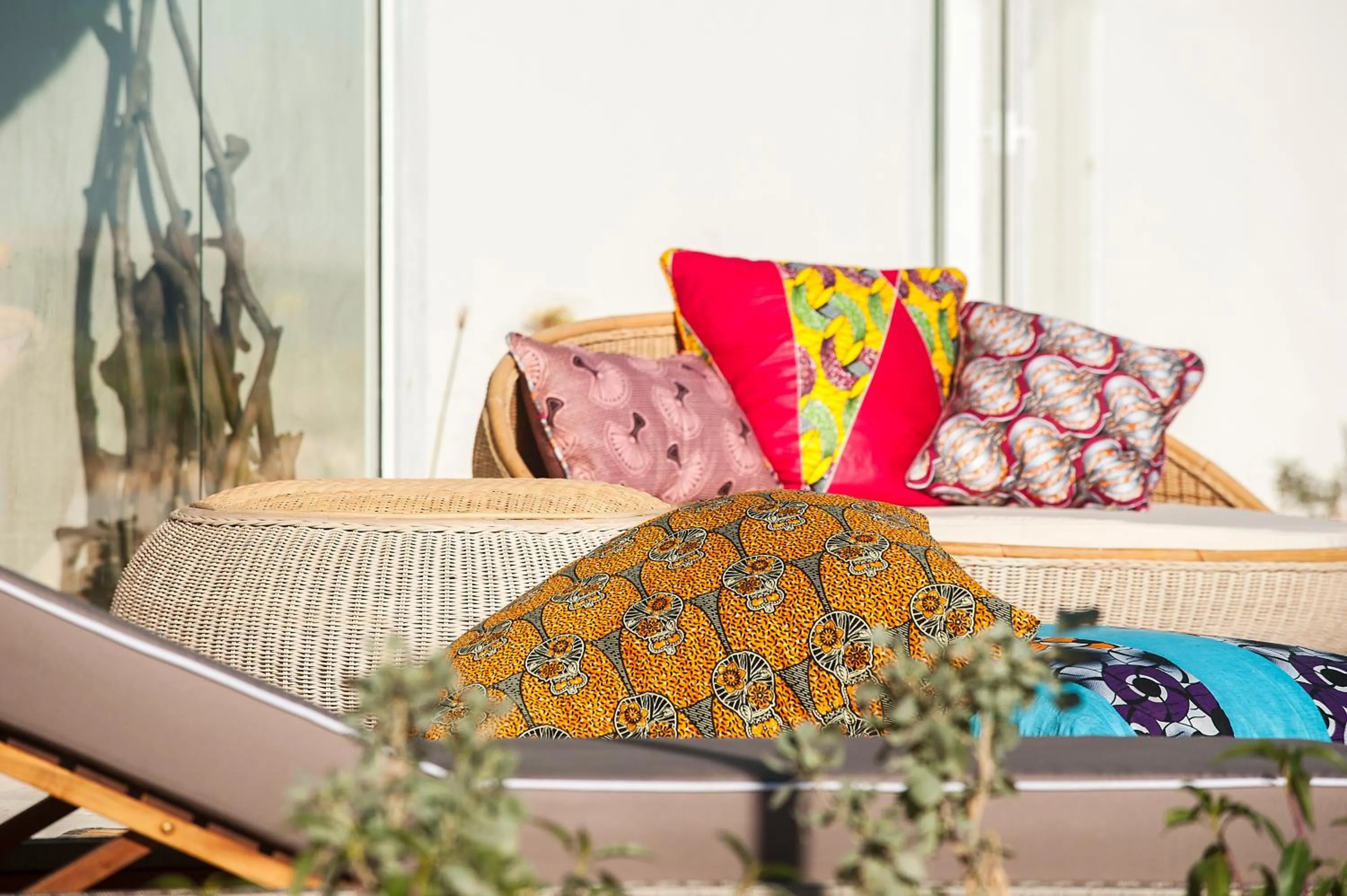 Seating area in La Crique Nature & Spa