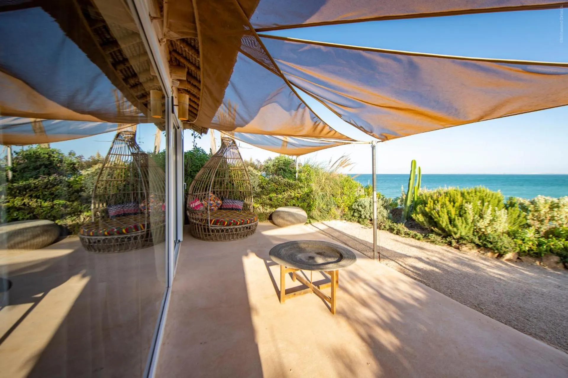 Garden view in La Crique Nature & Spa