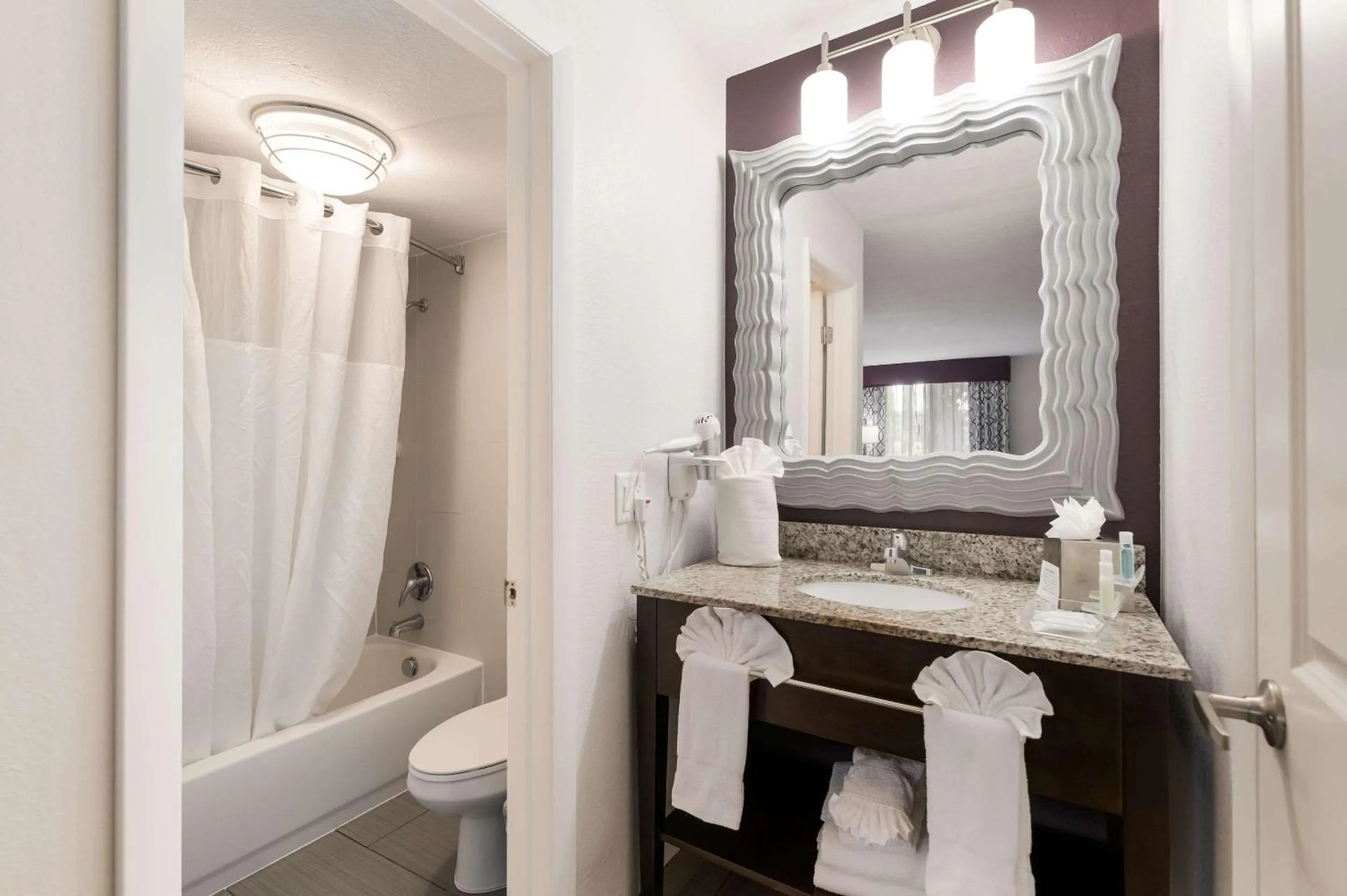 Bathroom in Clarion Inn & Suites Across From Universal Orlando Resort