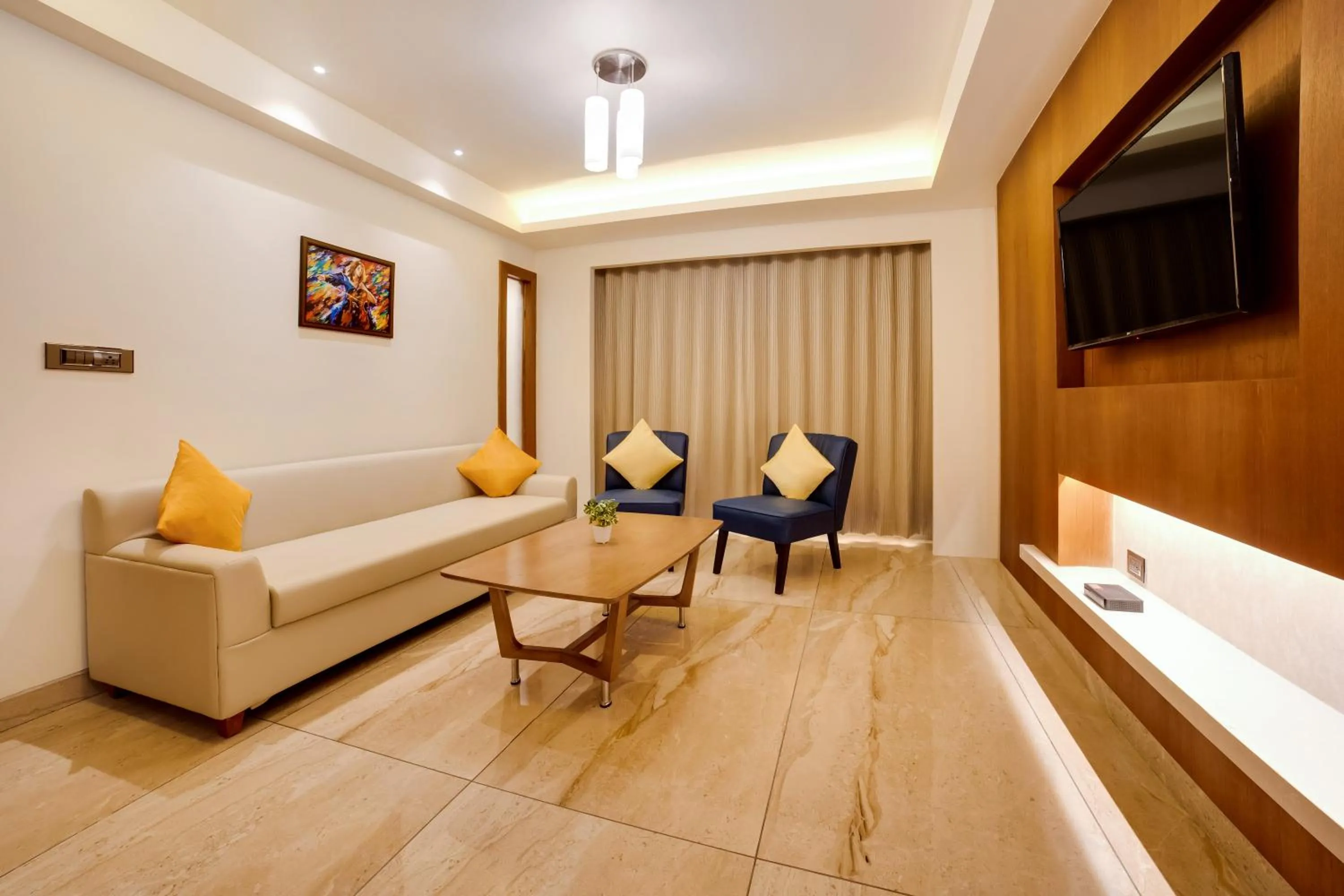 Seating area in The Fern Residency Bhopal