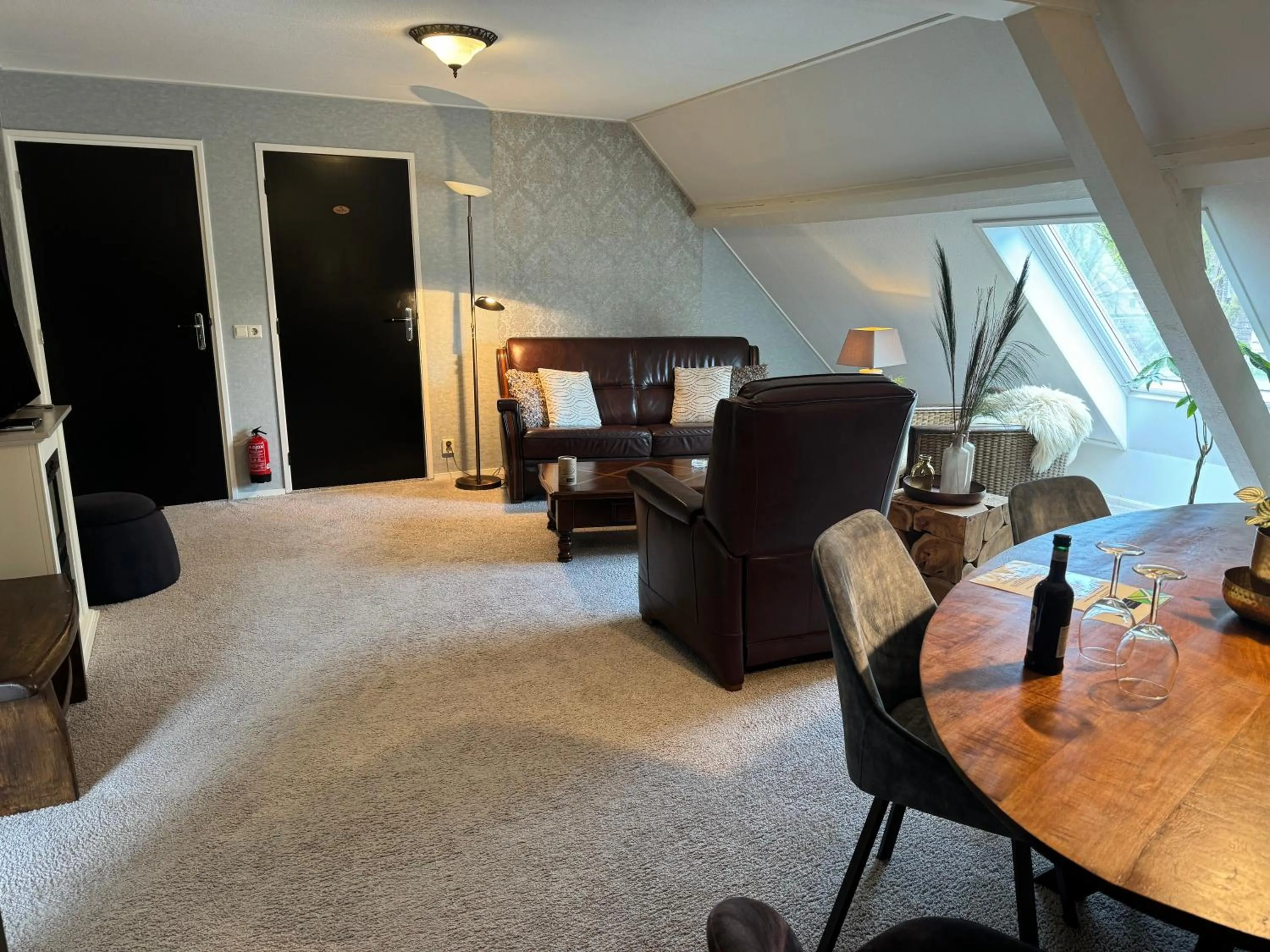 Living room in B&B De Dorpshoeve