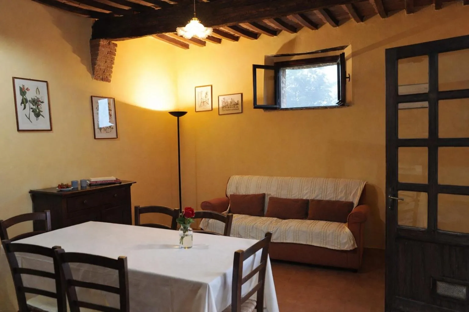 Living room, Bed in Fattoria Agriturismo Nerbona