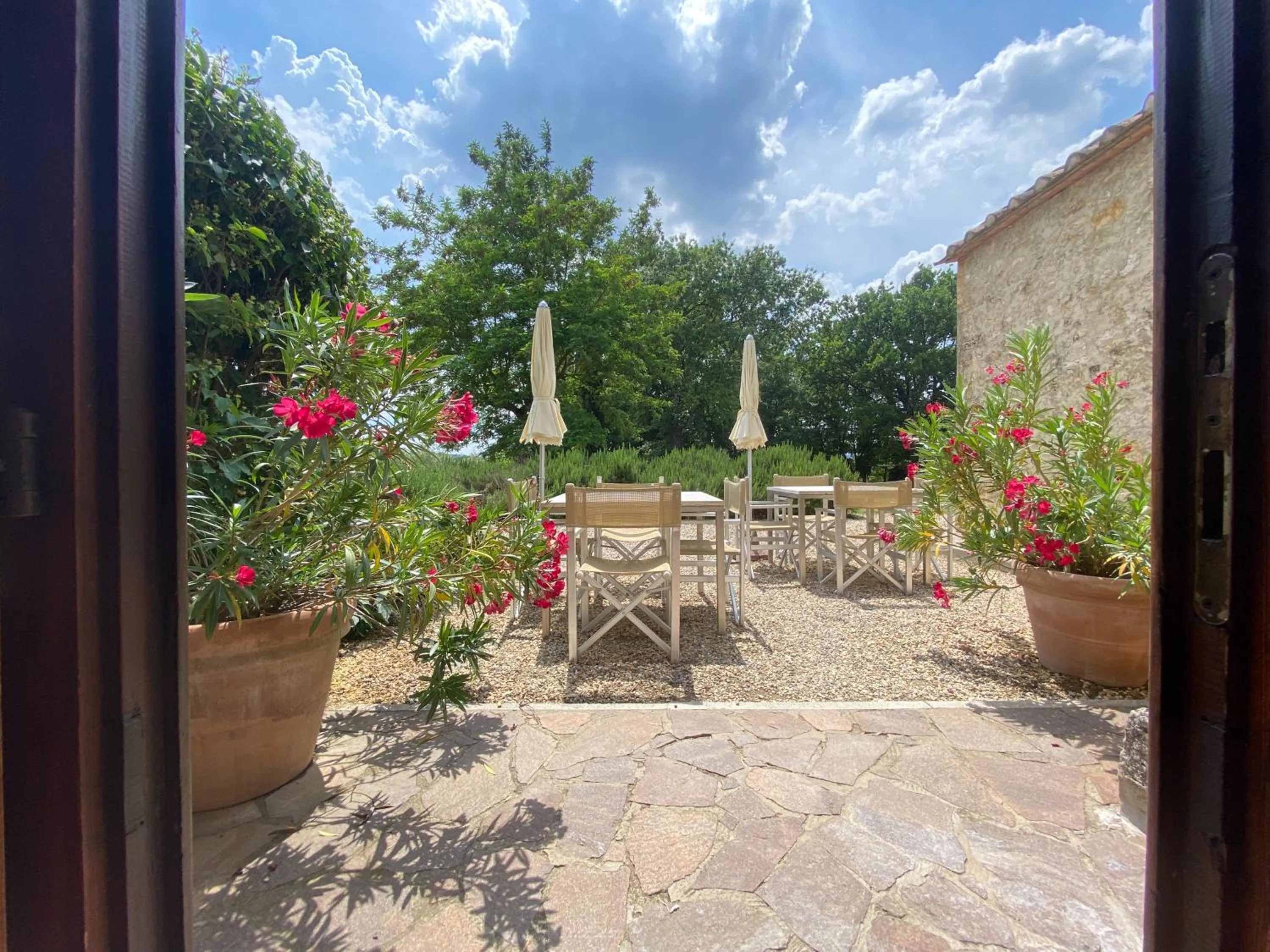 Patio in Fattoria Agriturismo Nerbona