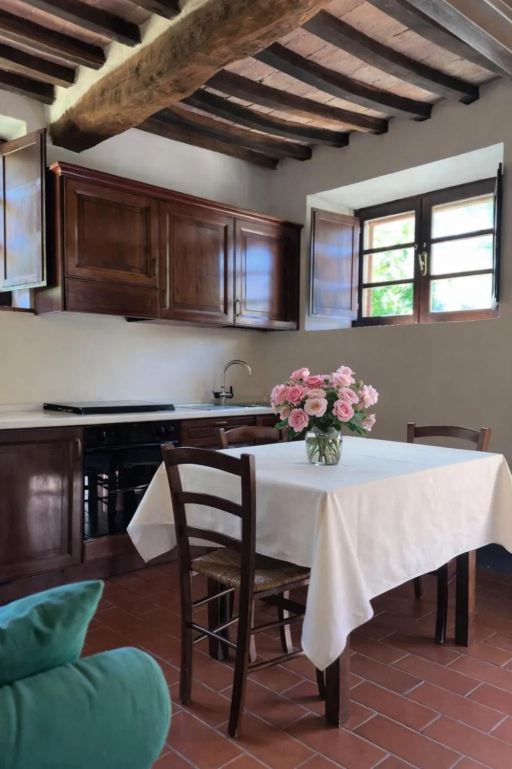 Kitchen or kitchenette in Fattoria Agriturismo Nerbona