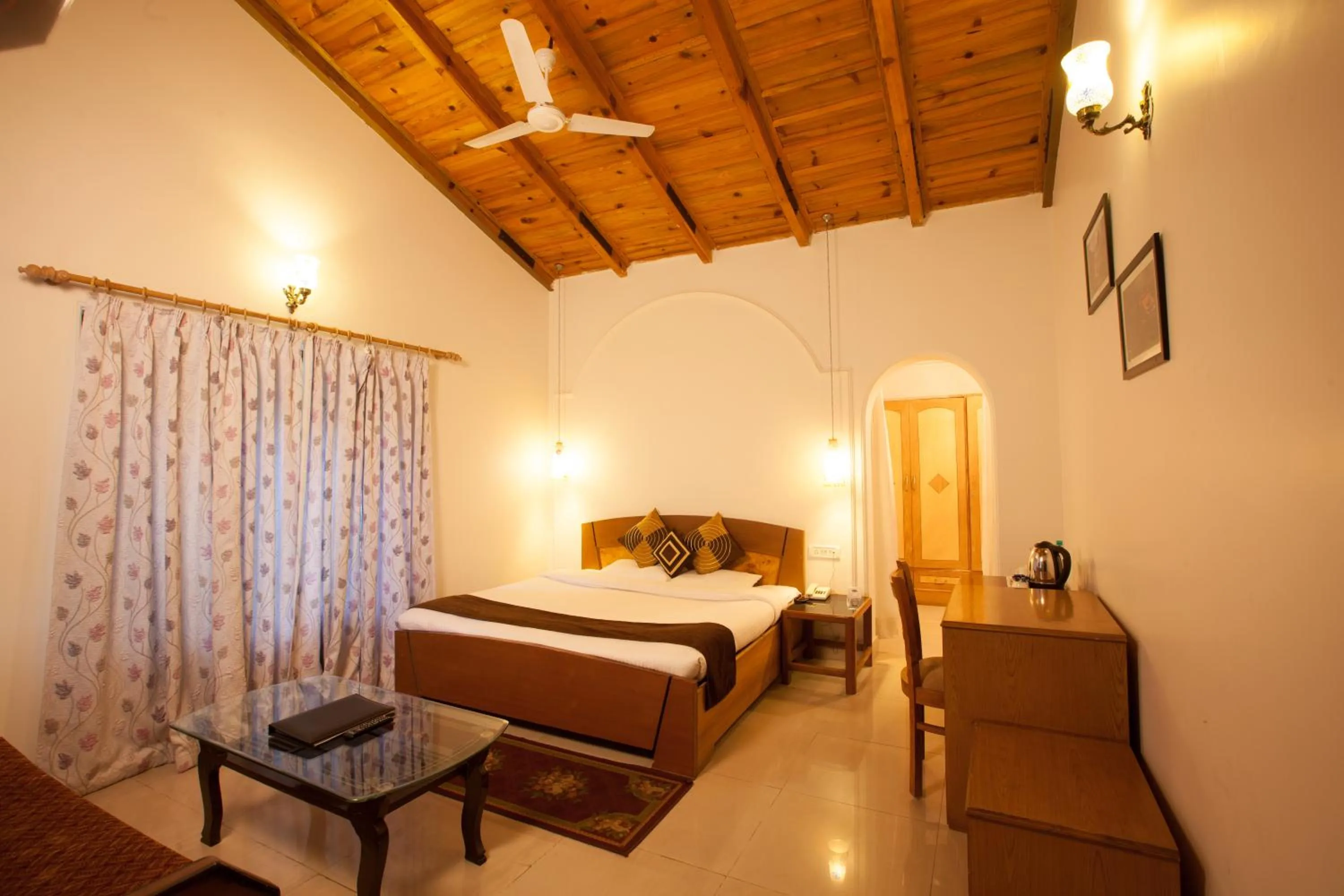 Photo of the whole room, Bed in Sea Hawk - Luxury Hill Resort 4 mins from Bhimtal Lake