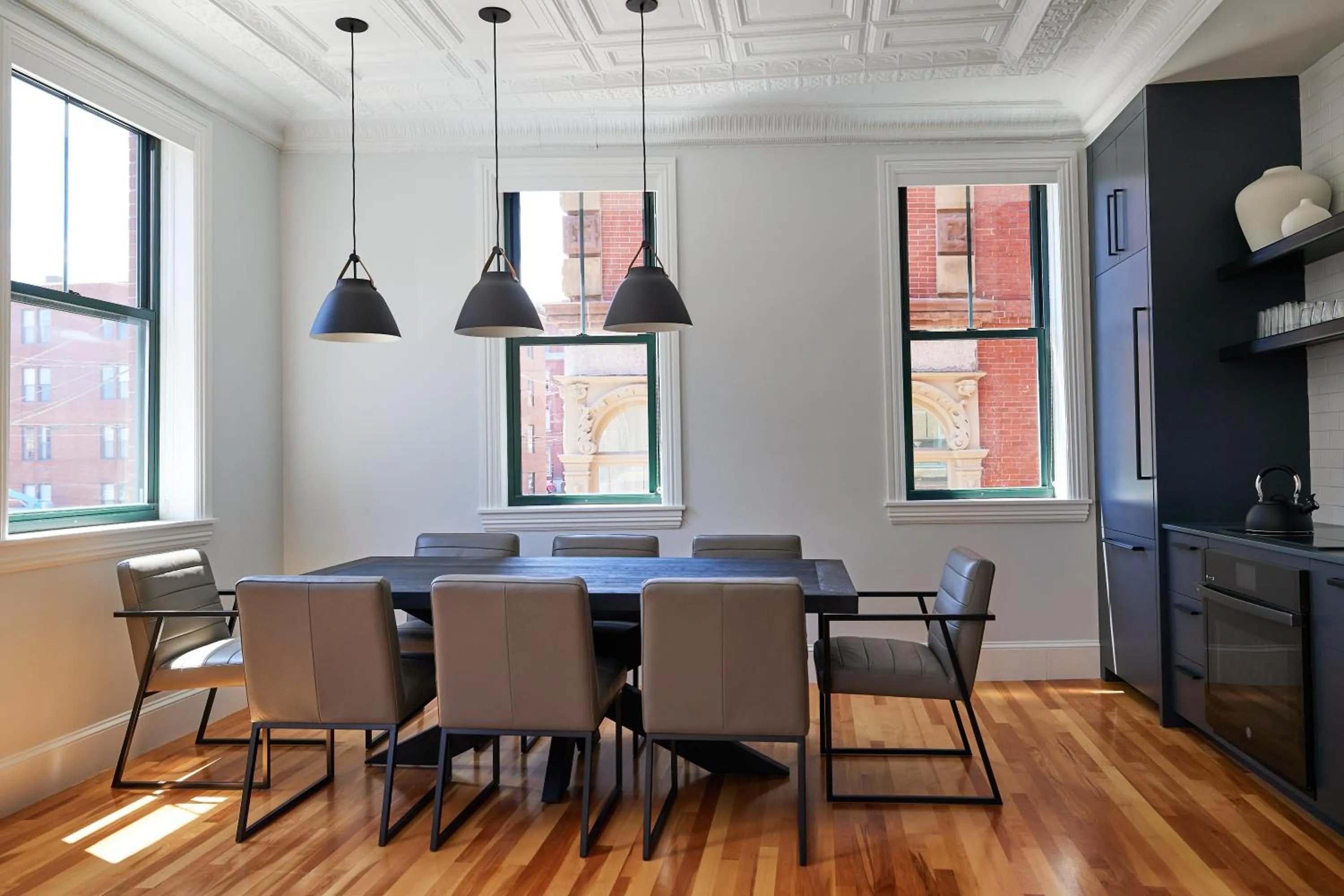 Dining area in The Docent's Collection