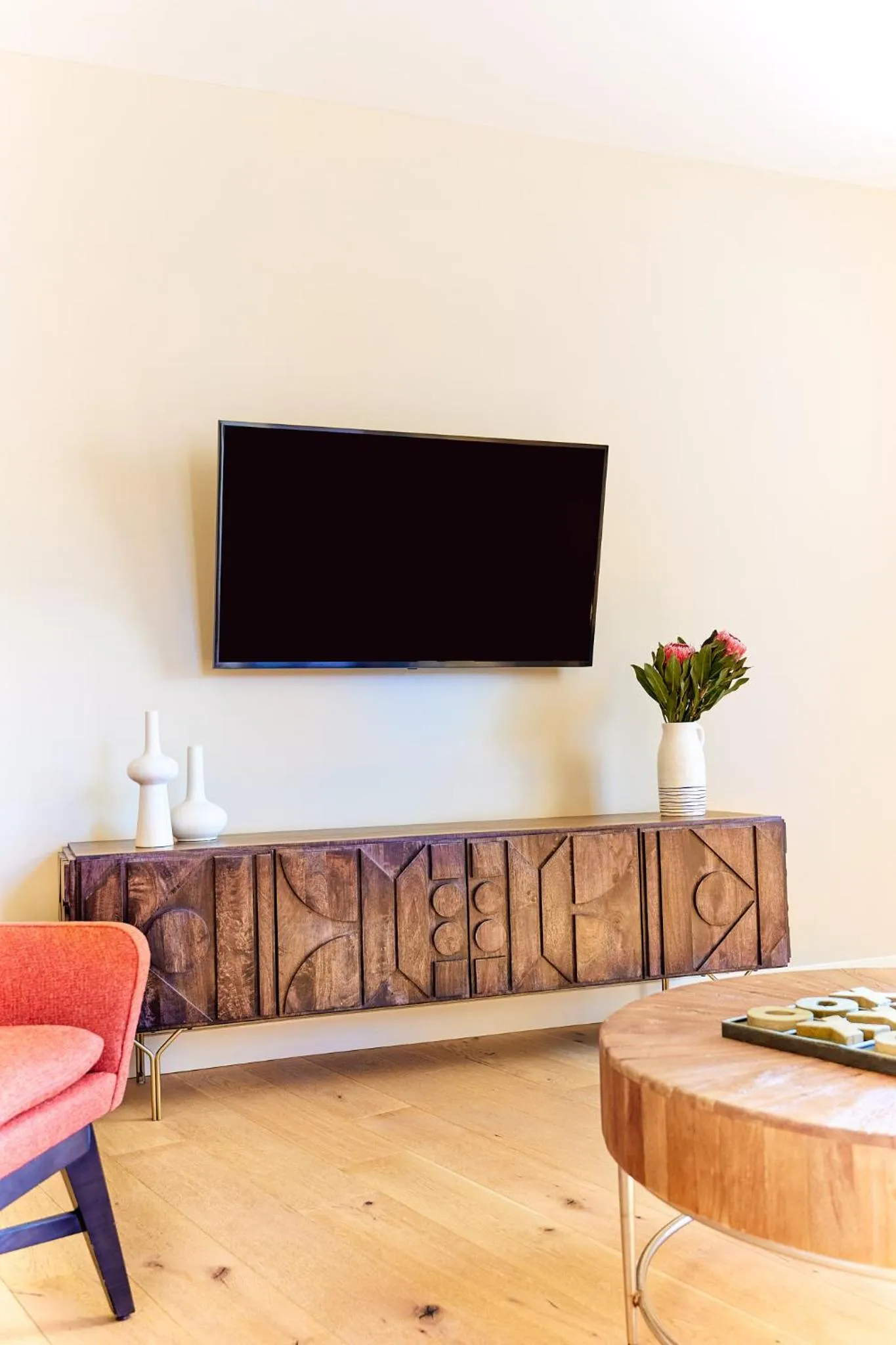 Living room in The Docent's Collection
