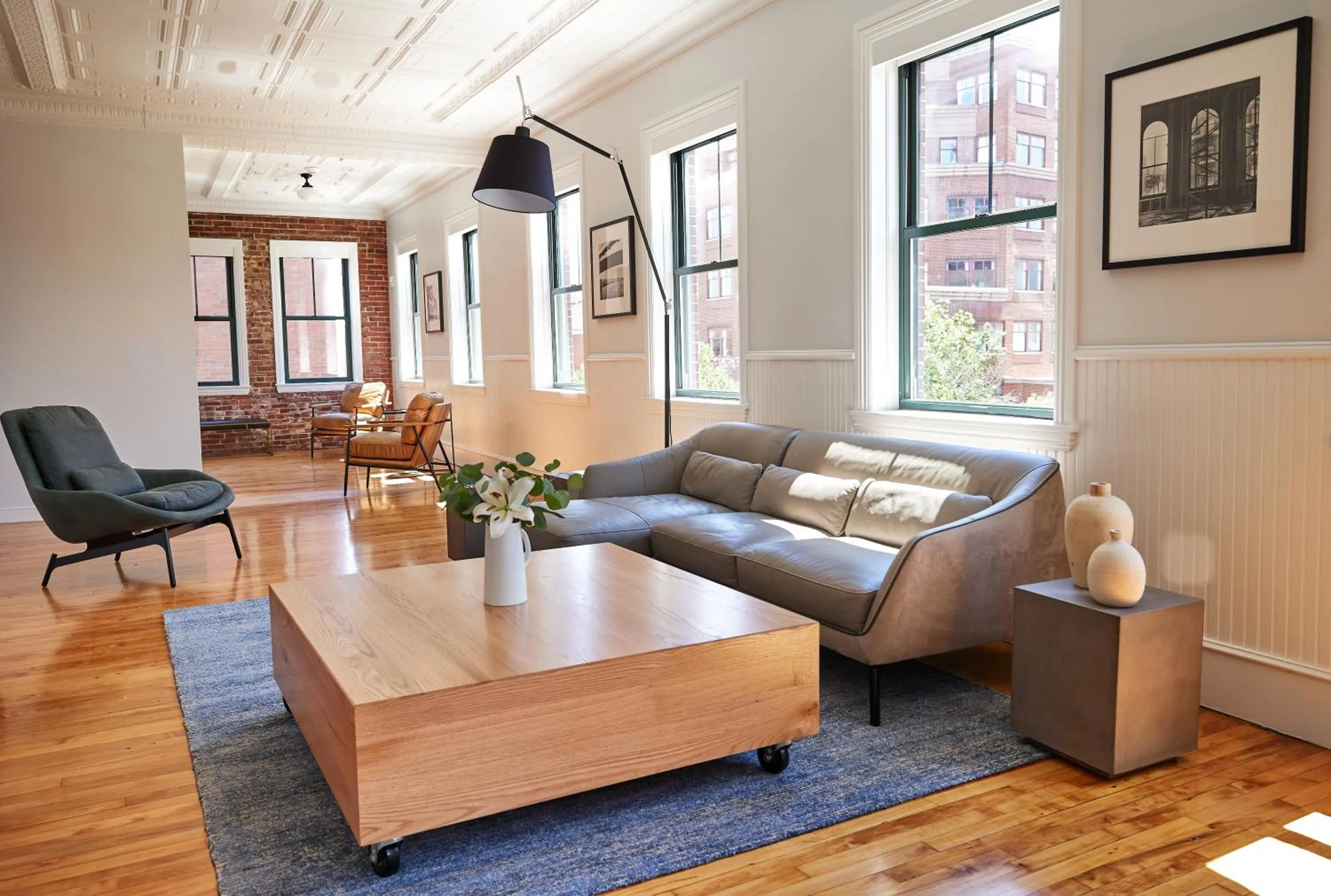 Living room in The Docent's Collection