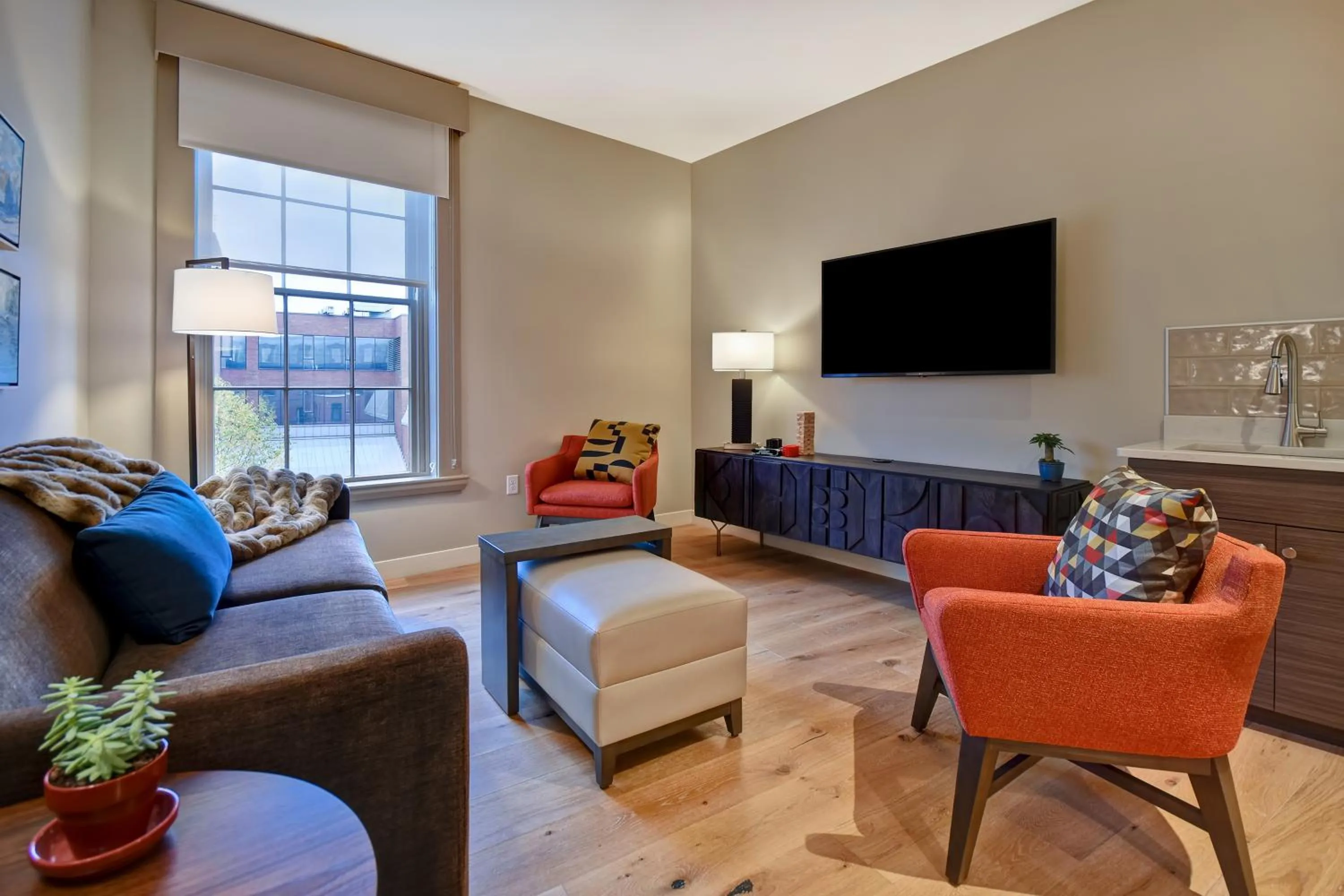 Living room in The Docent's Collection