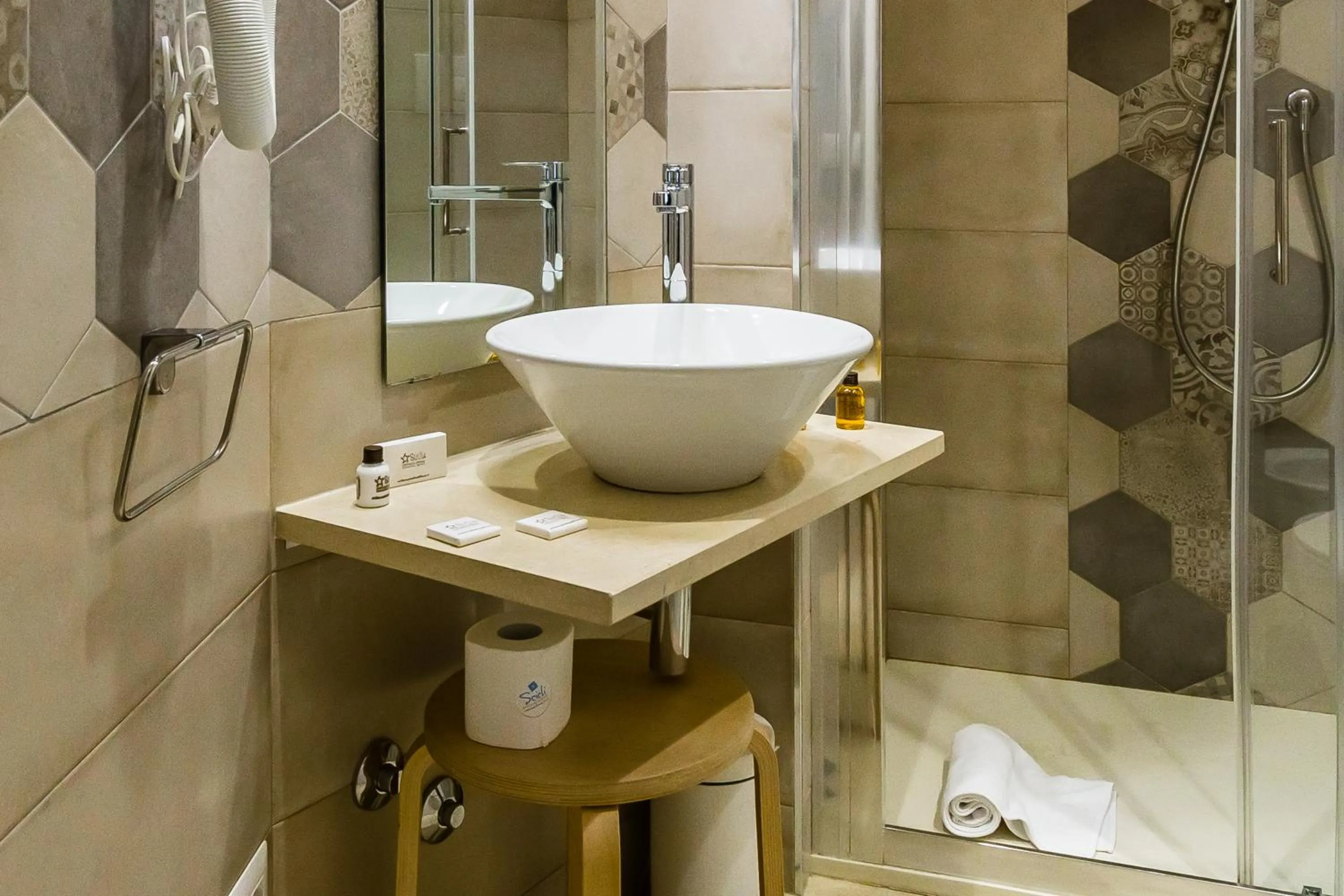 Bathroom in Scicli Albergo Diffuso