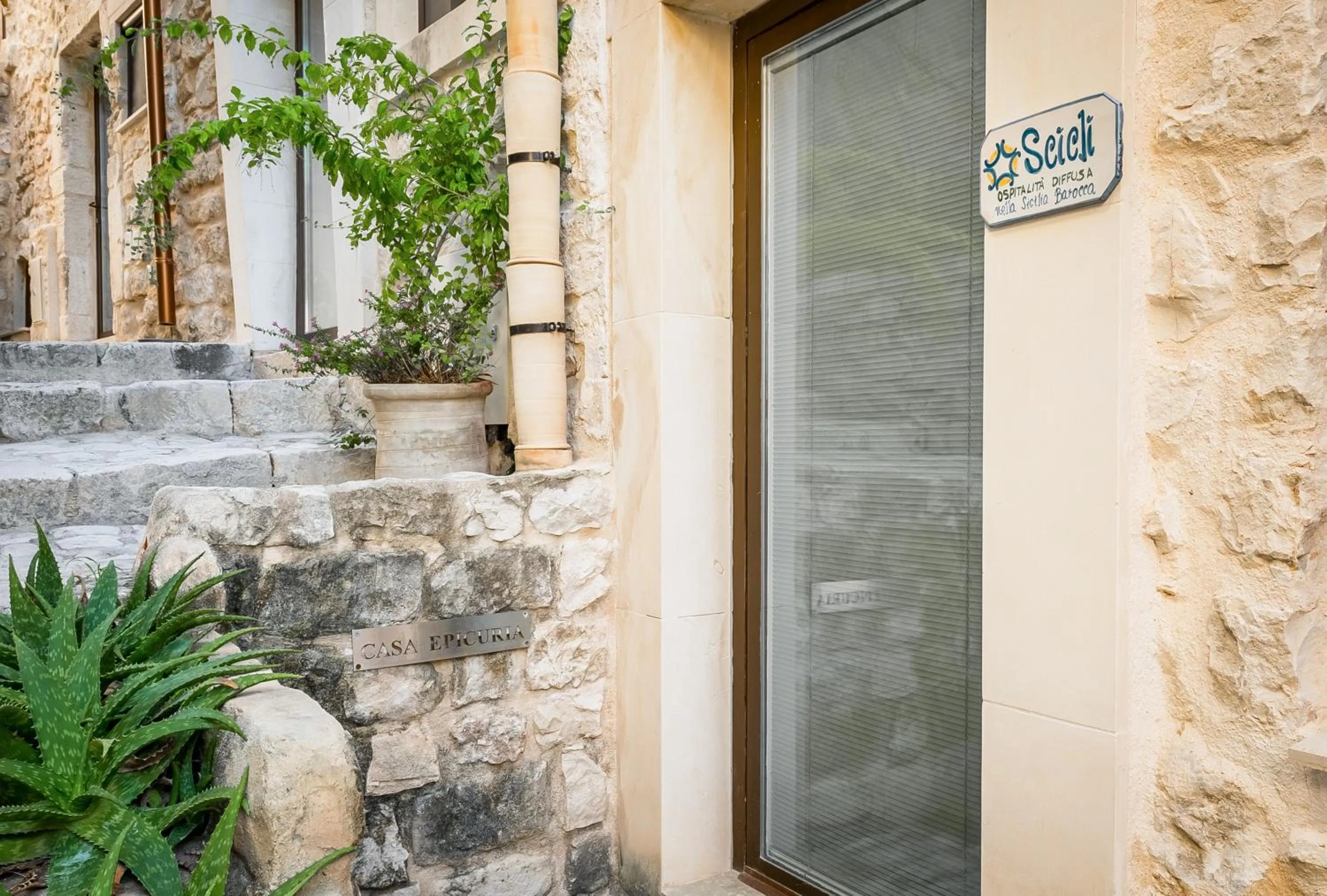 Facade/entrance in Scicli Albergo Diffuso