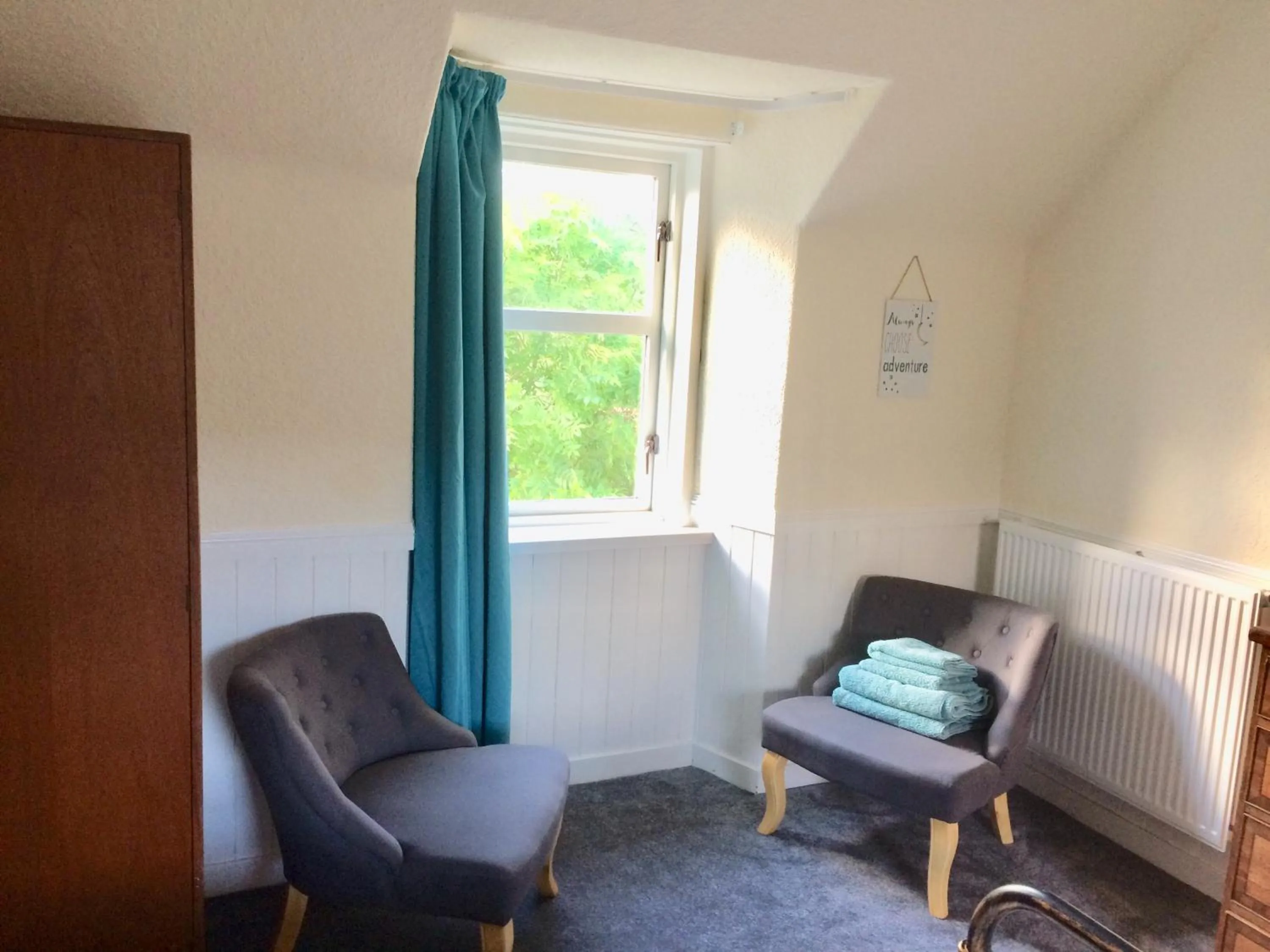 Seating area in Lettoch Farm