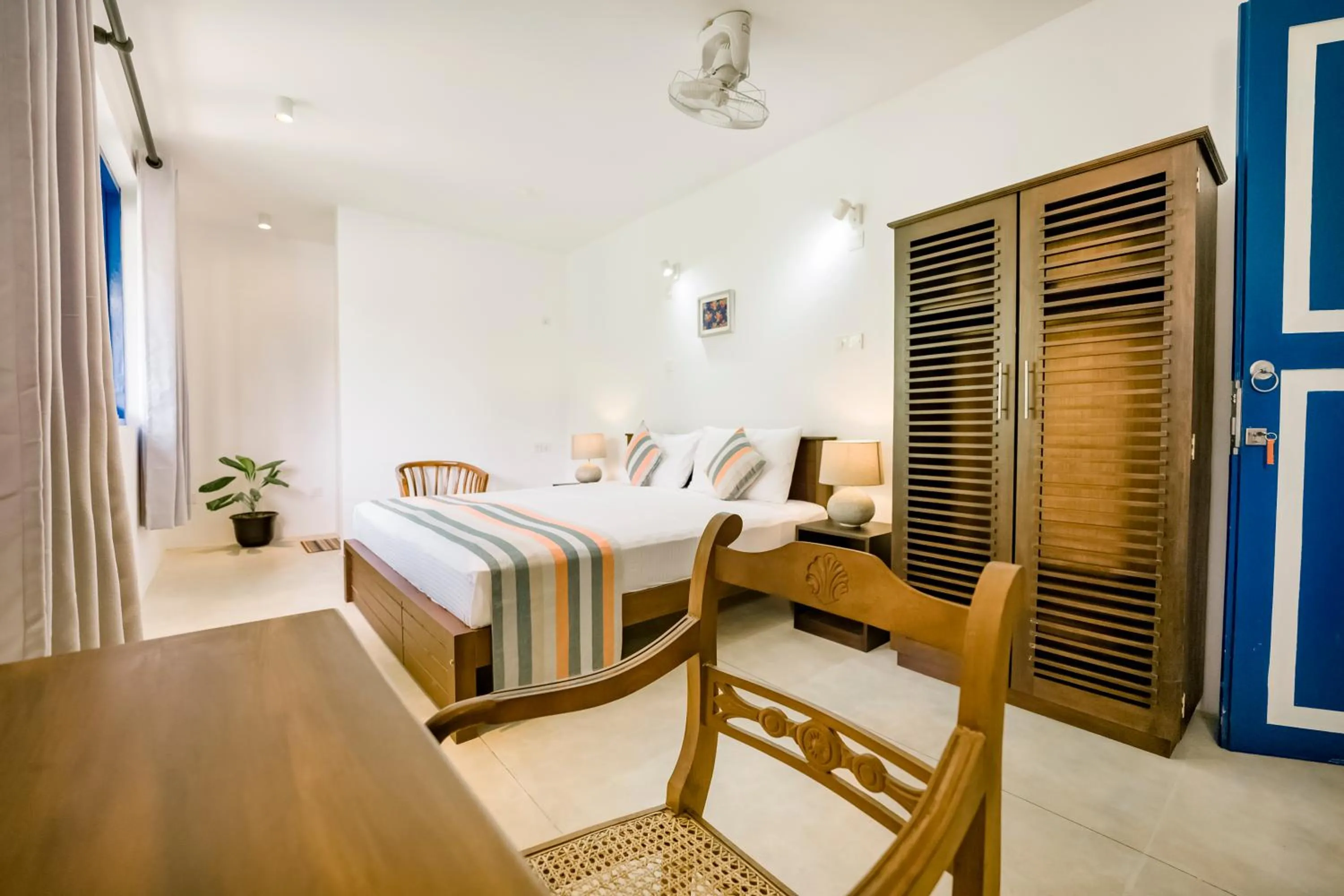 Bedroom, Bed in Urchin Unawatuna