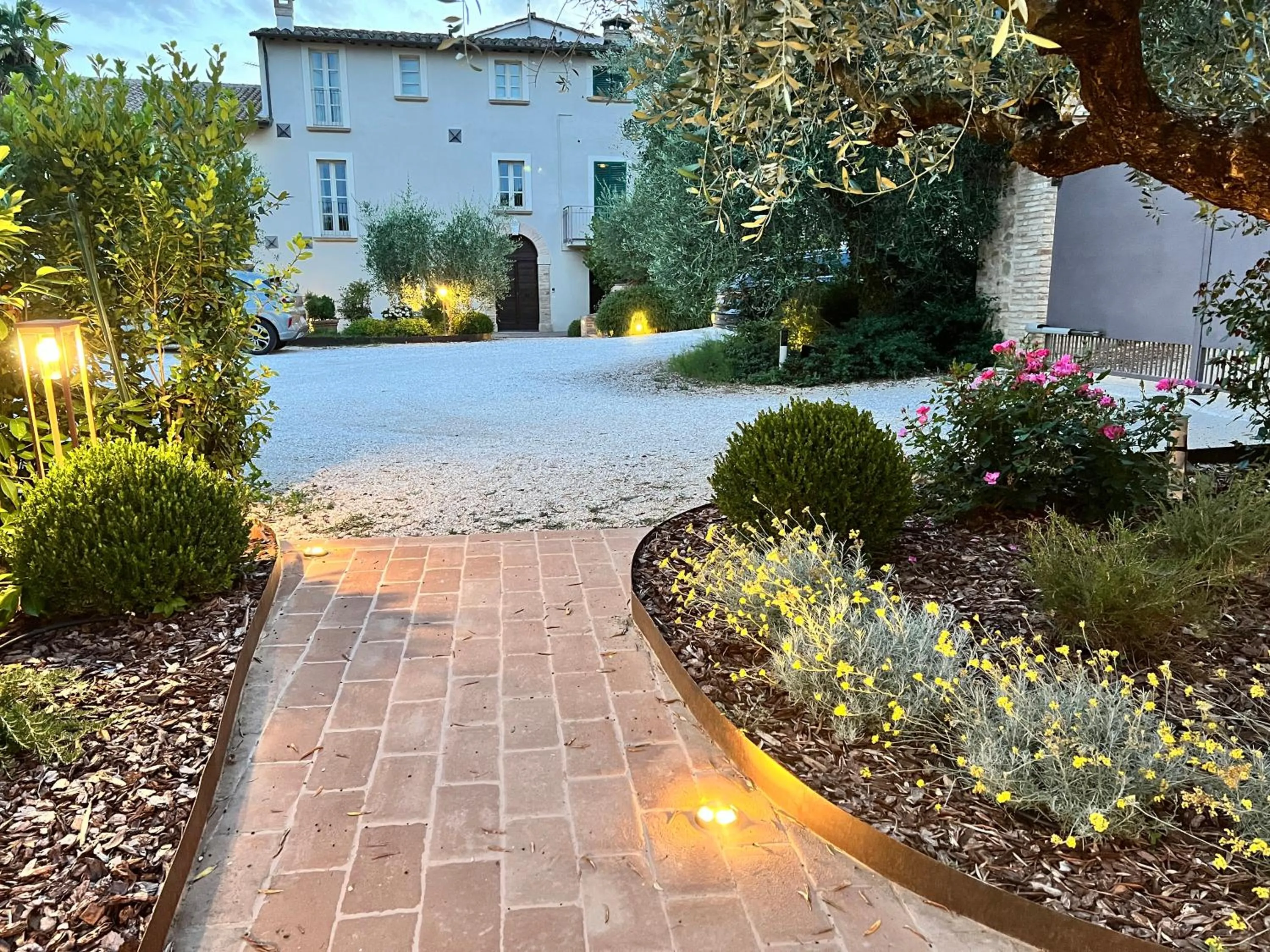 Garden view in CorteViva Boutique B&B