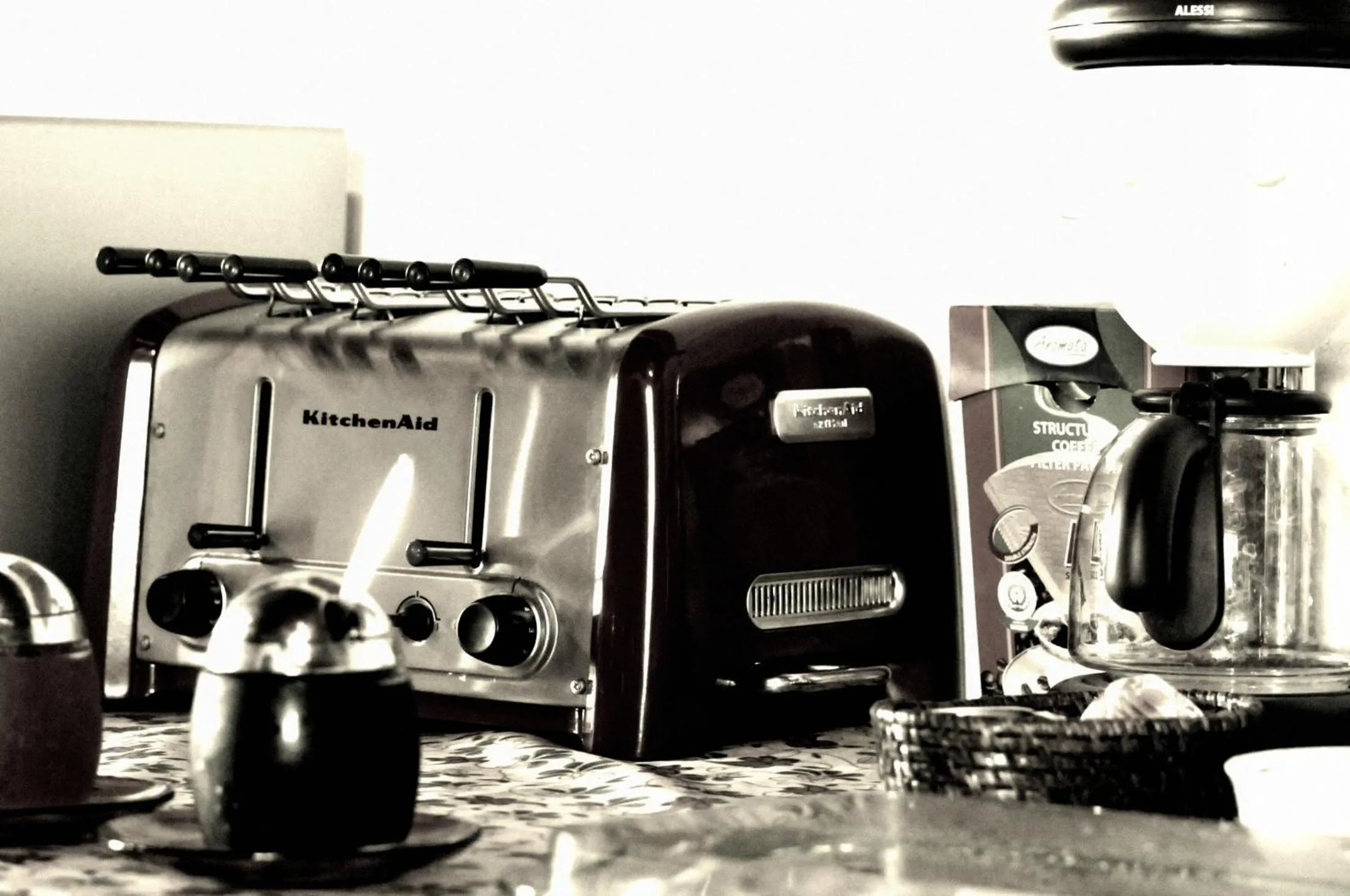 Communal kitchen in Olivia B&B and Apartment