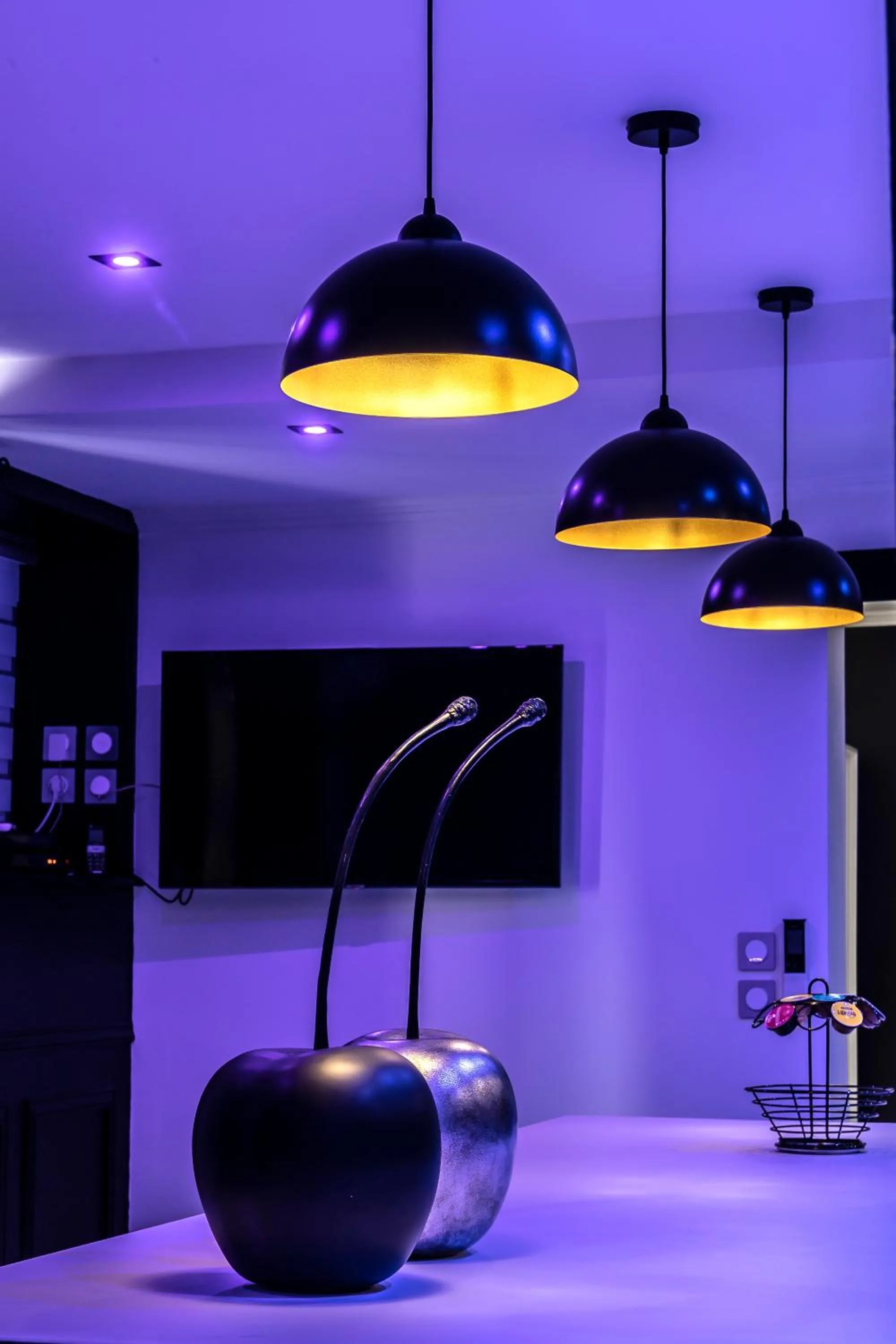 kitchen in Gite & Spa Privatif Glam'88 - Vosges