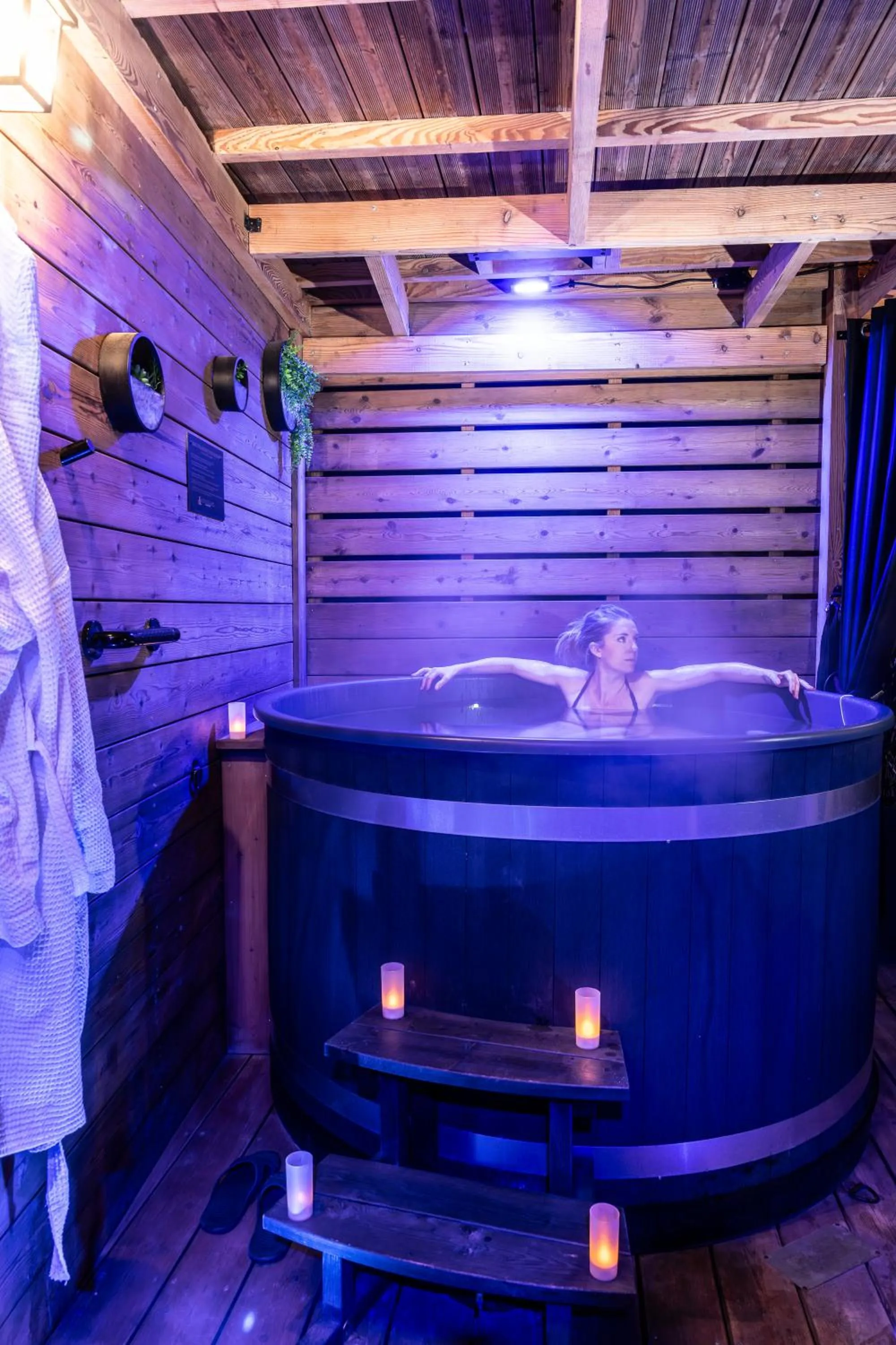 Patio in Gite & Spa Privatif Glam'88 - Vosges