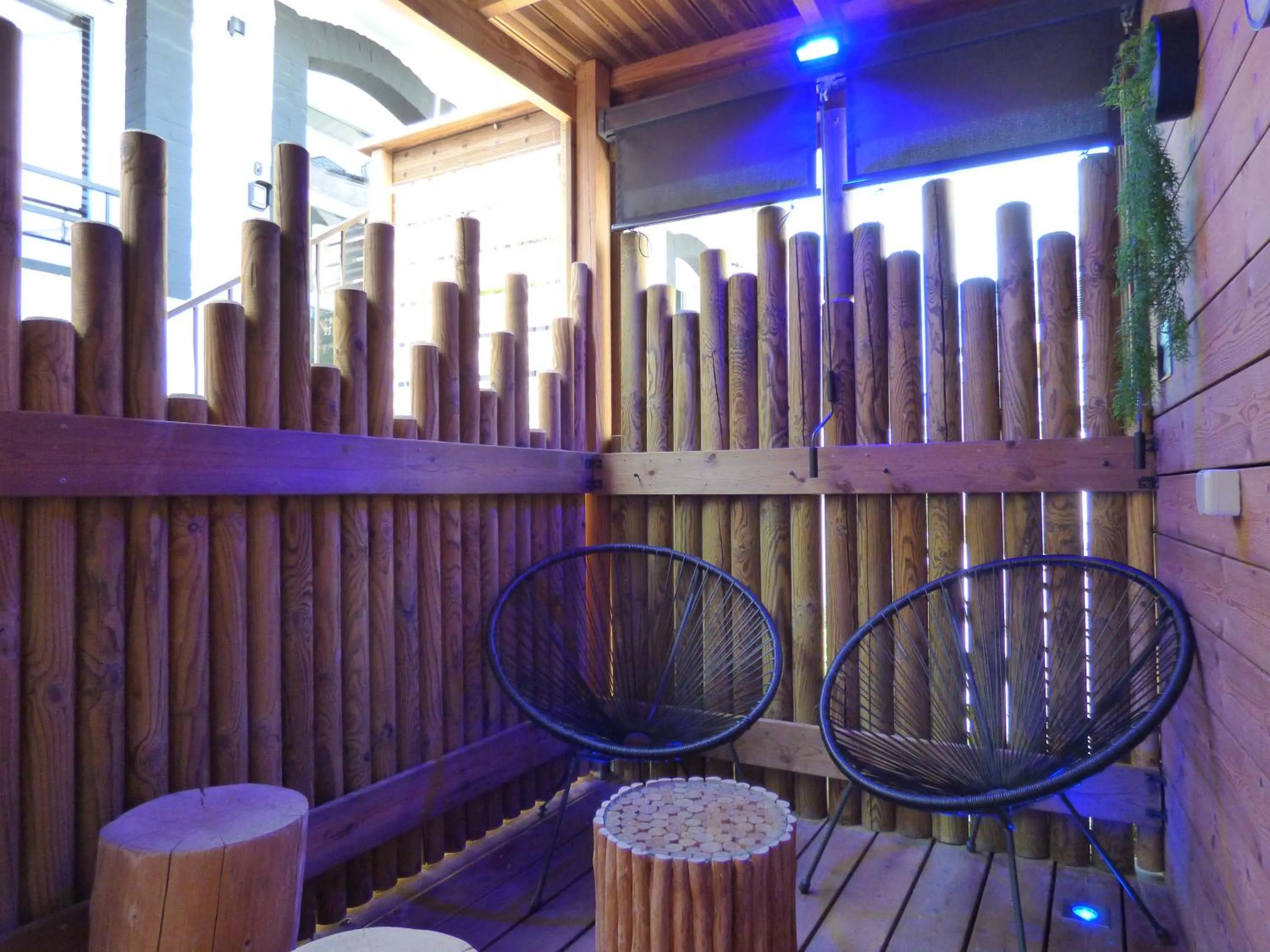 Patio in Gite & Spa Privatif Glam'88 - Vosges