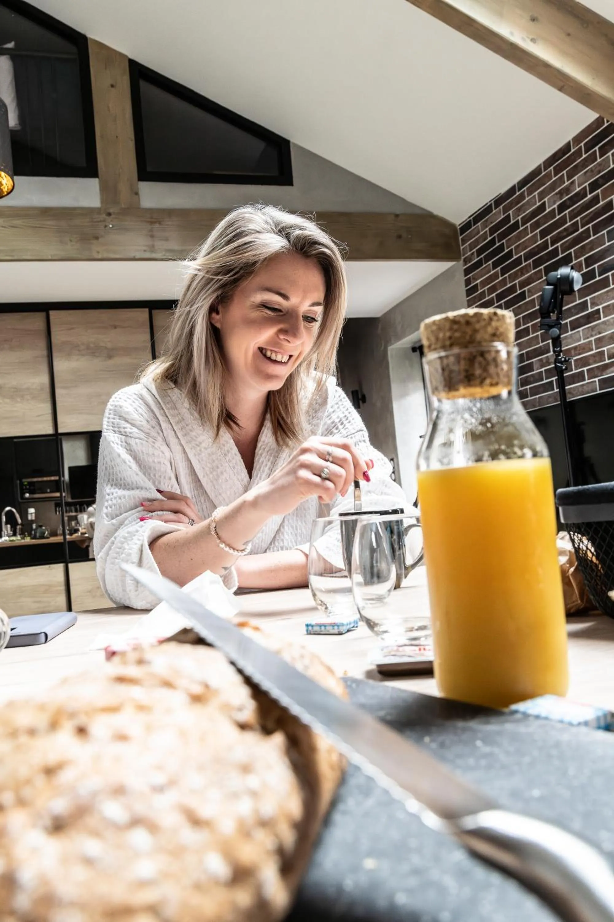 Breakfast in Gite & Spa Privatif Glam'88 - Vosges