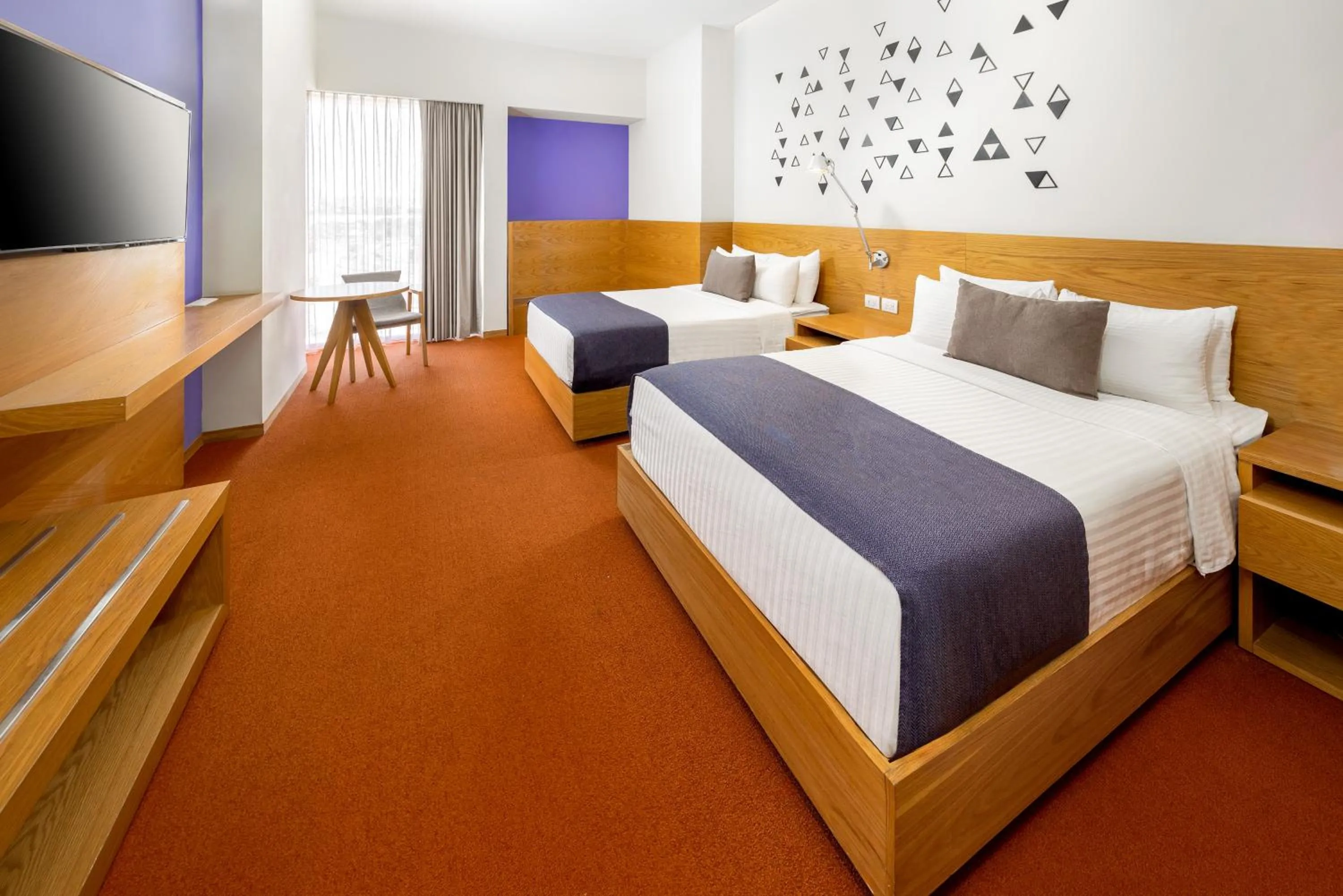 Bedroom, Bed in Hotel México Plaza Querétaro