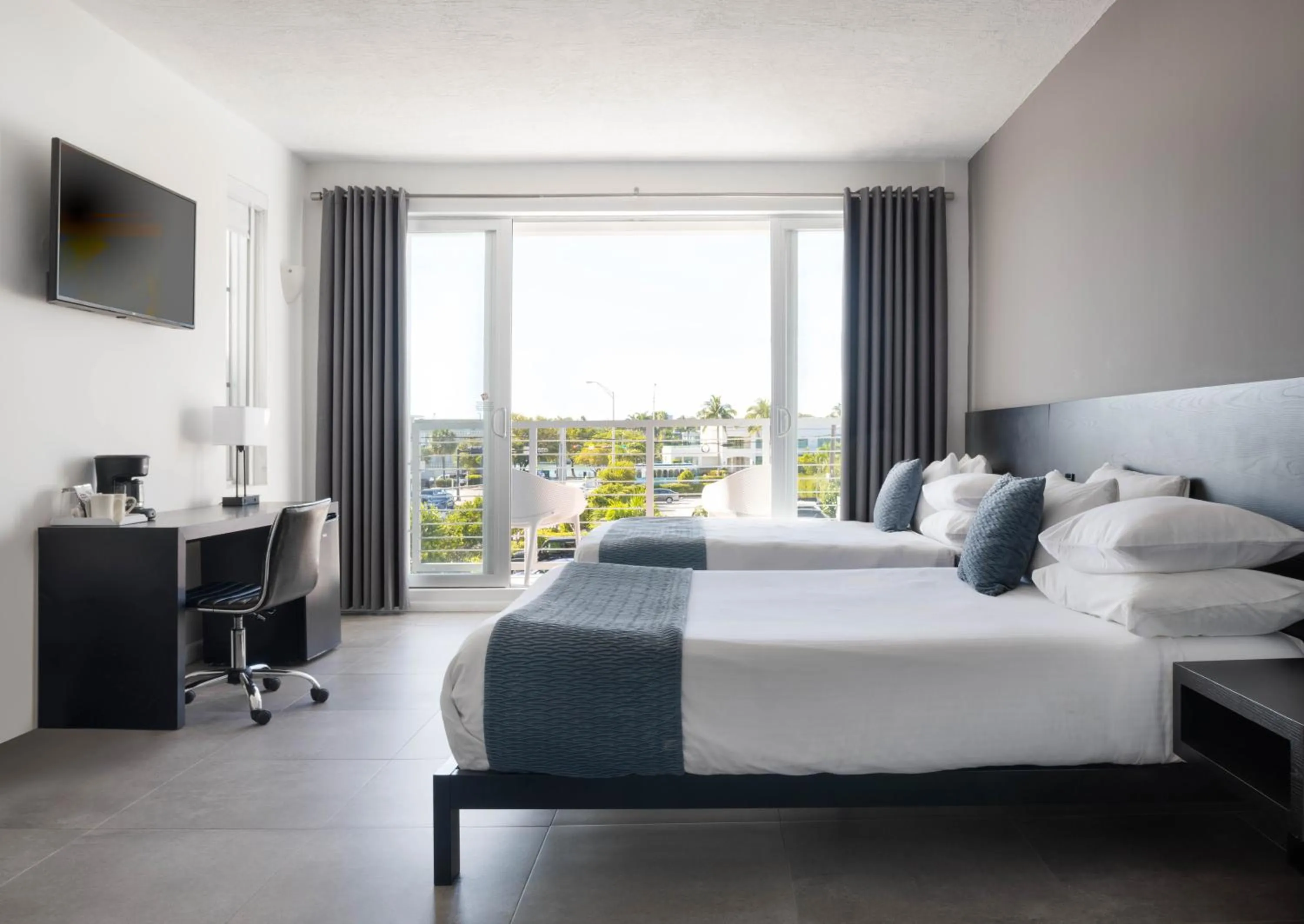 View (from property/room), Bed in MB Hotel, Trademark Collection by Wyndham