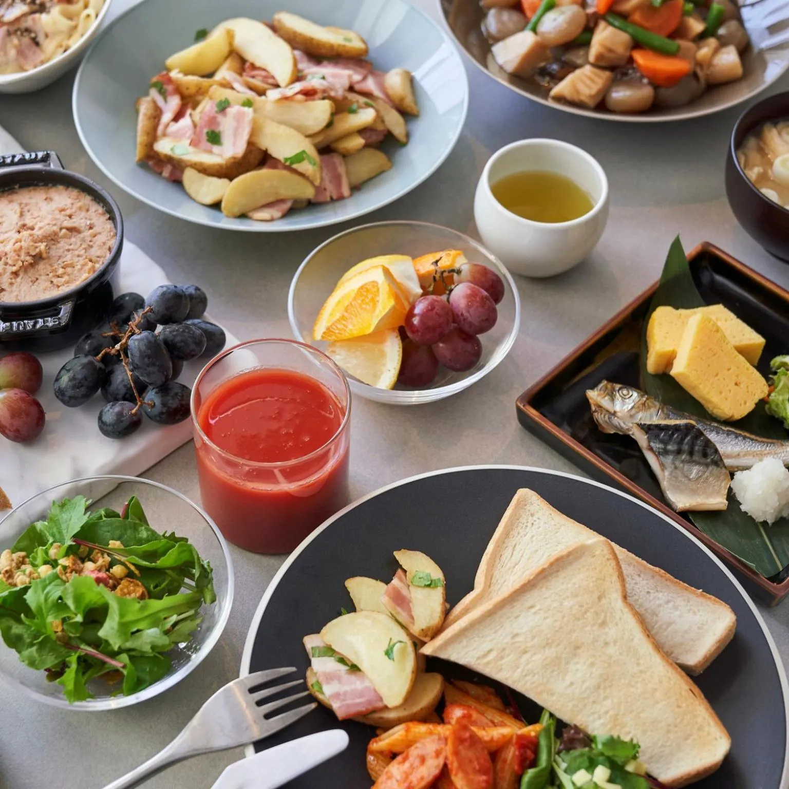 Breakfast in Vessel Inn Keisei Tsudanuma Station