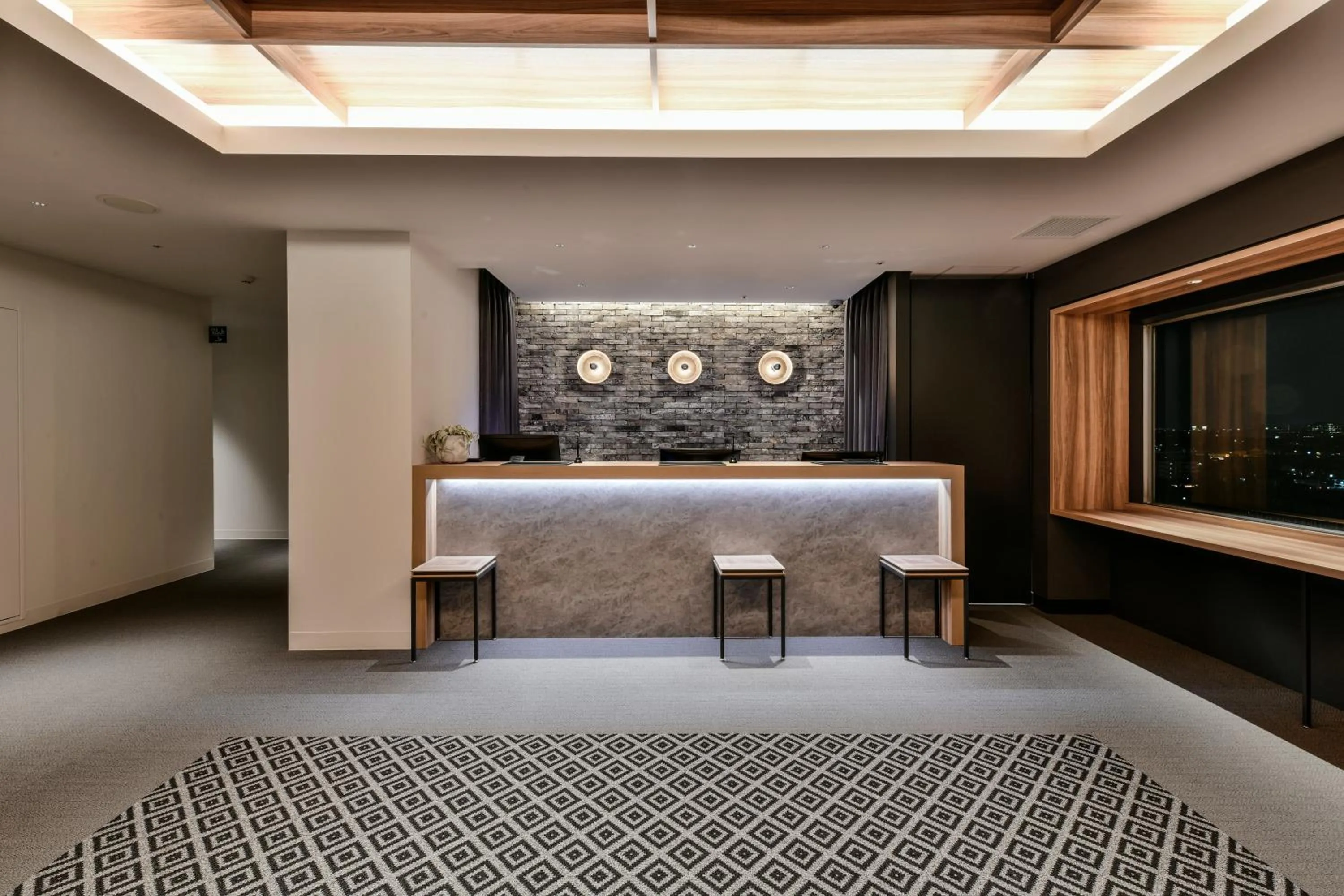 Lobby or reception in Vessel Inn Keisei Tsudanuma Station