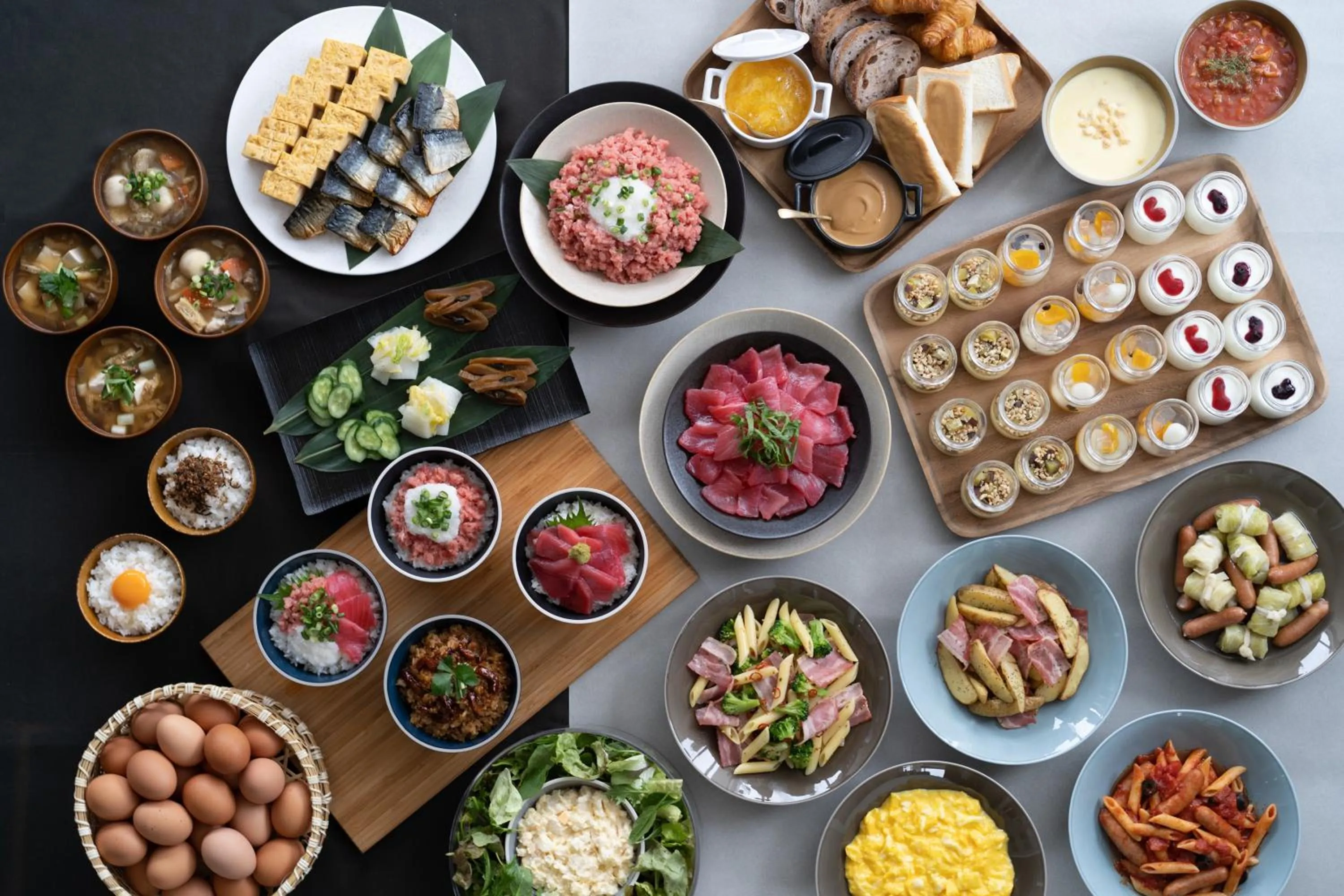 Breakfast in Vessel Inn Keisei Tsudanuma Station