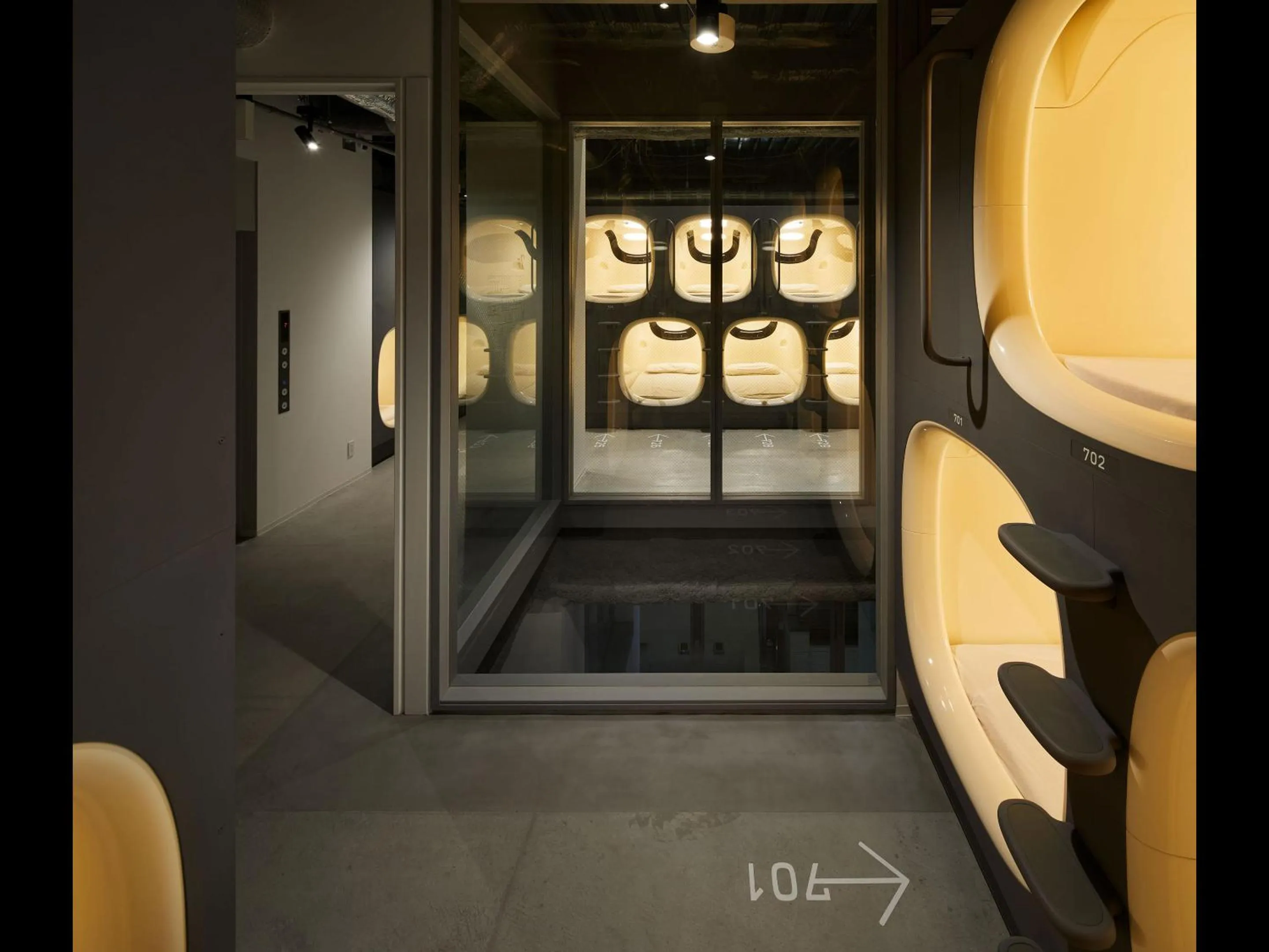 Photo of the whole room in 9h nine hours Hamamatsucho