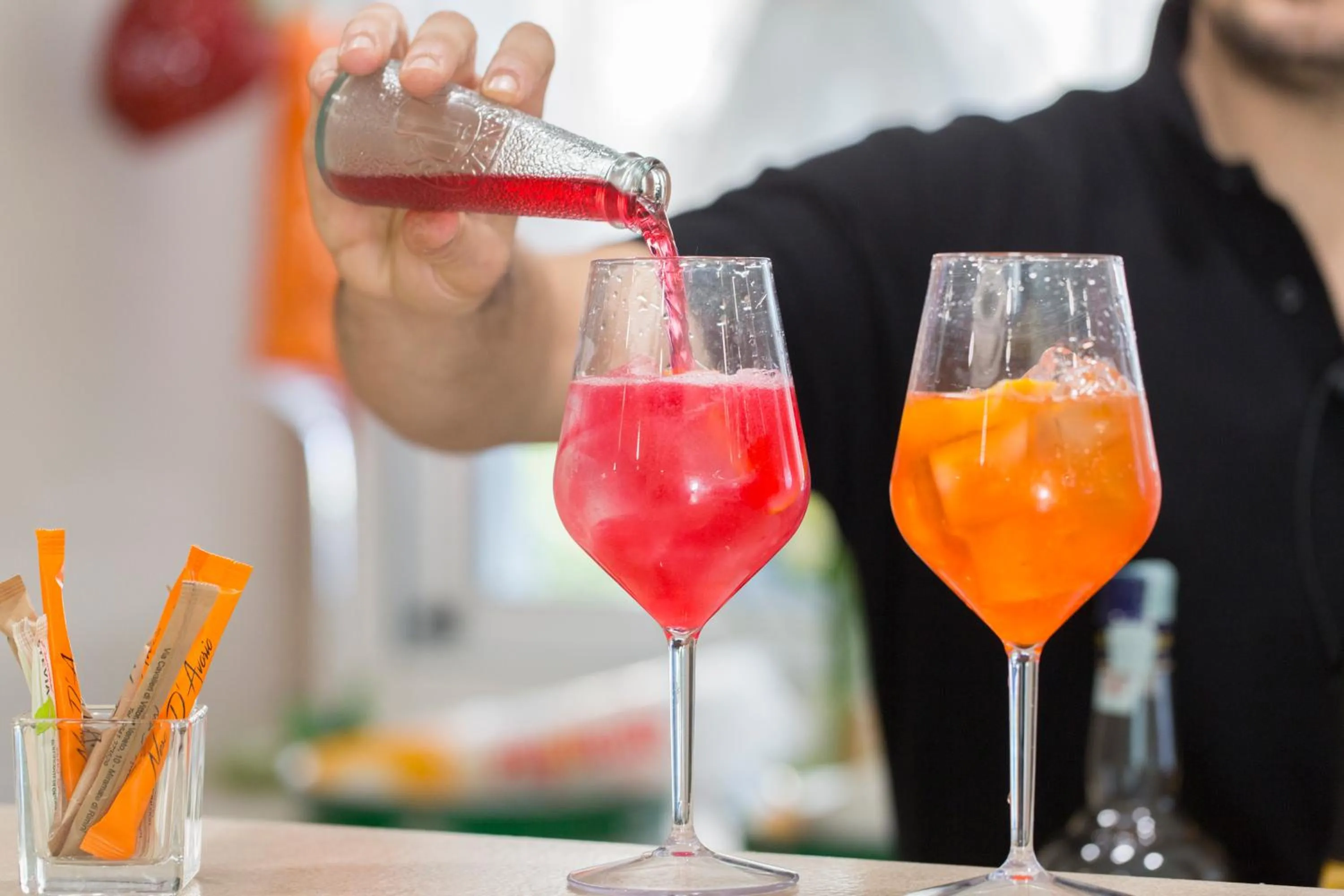 Lounge or bar in Nero D'Avorio Aparthotel & SPA