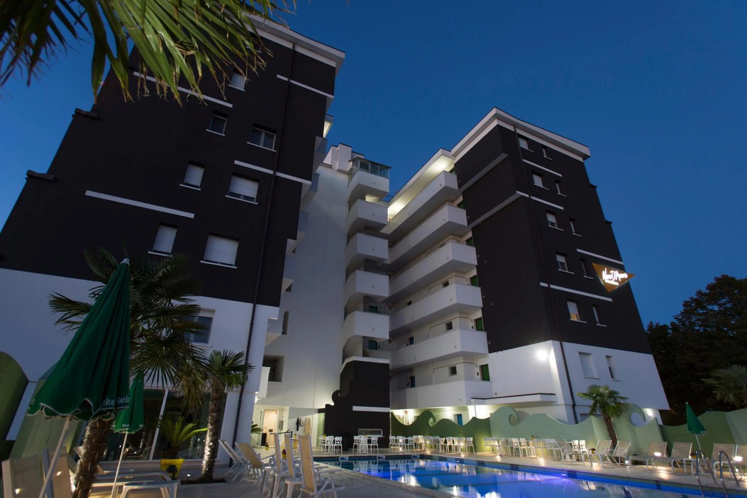 Property building in Nero D'Avorio Aparthotel & SPA