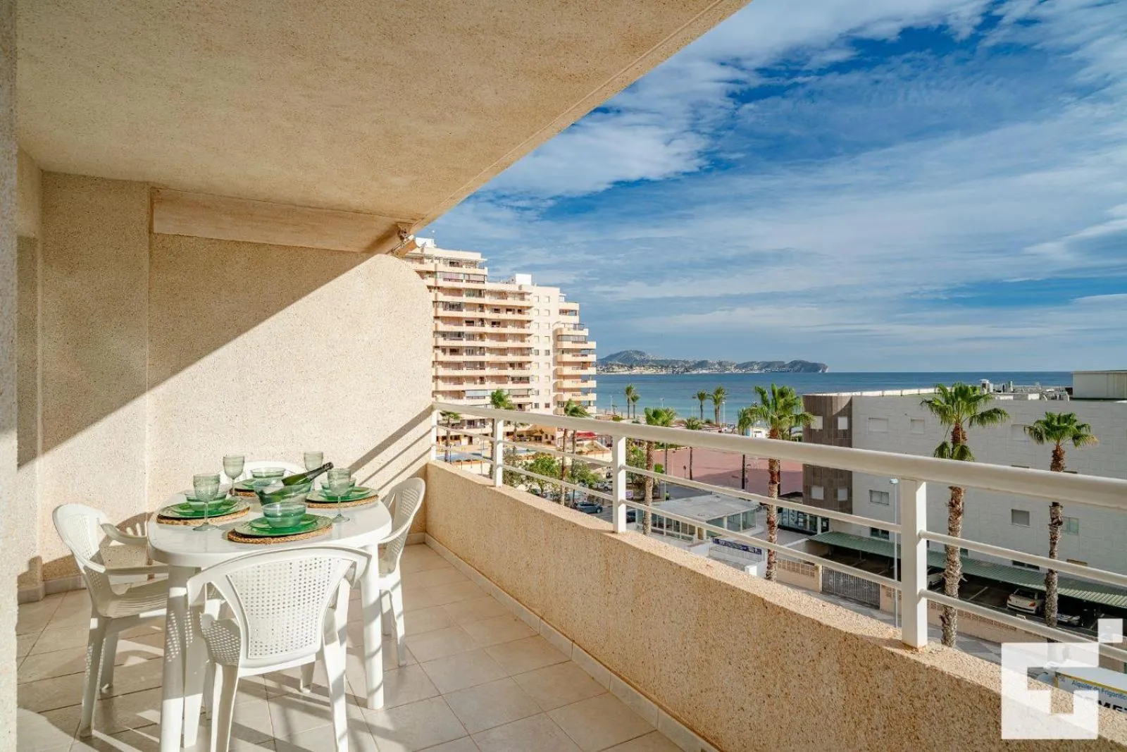 Balcony/Terrace in Apartamento Apolo XVI 1 19 - Grupo Turis