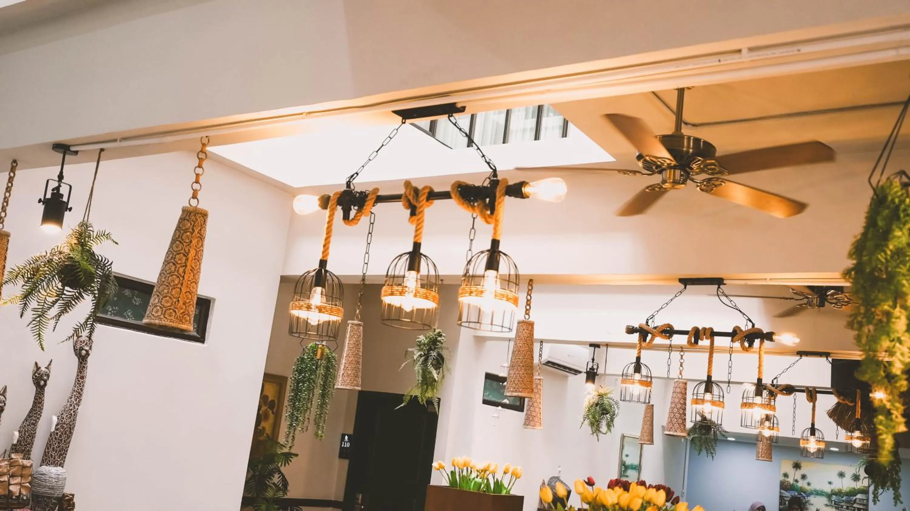 Decorative detail in East Riverine Boutique Hotel