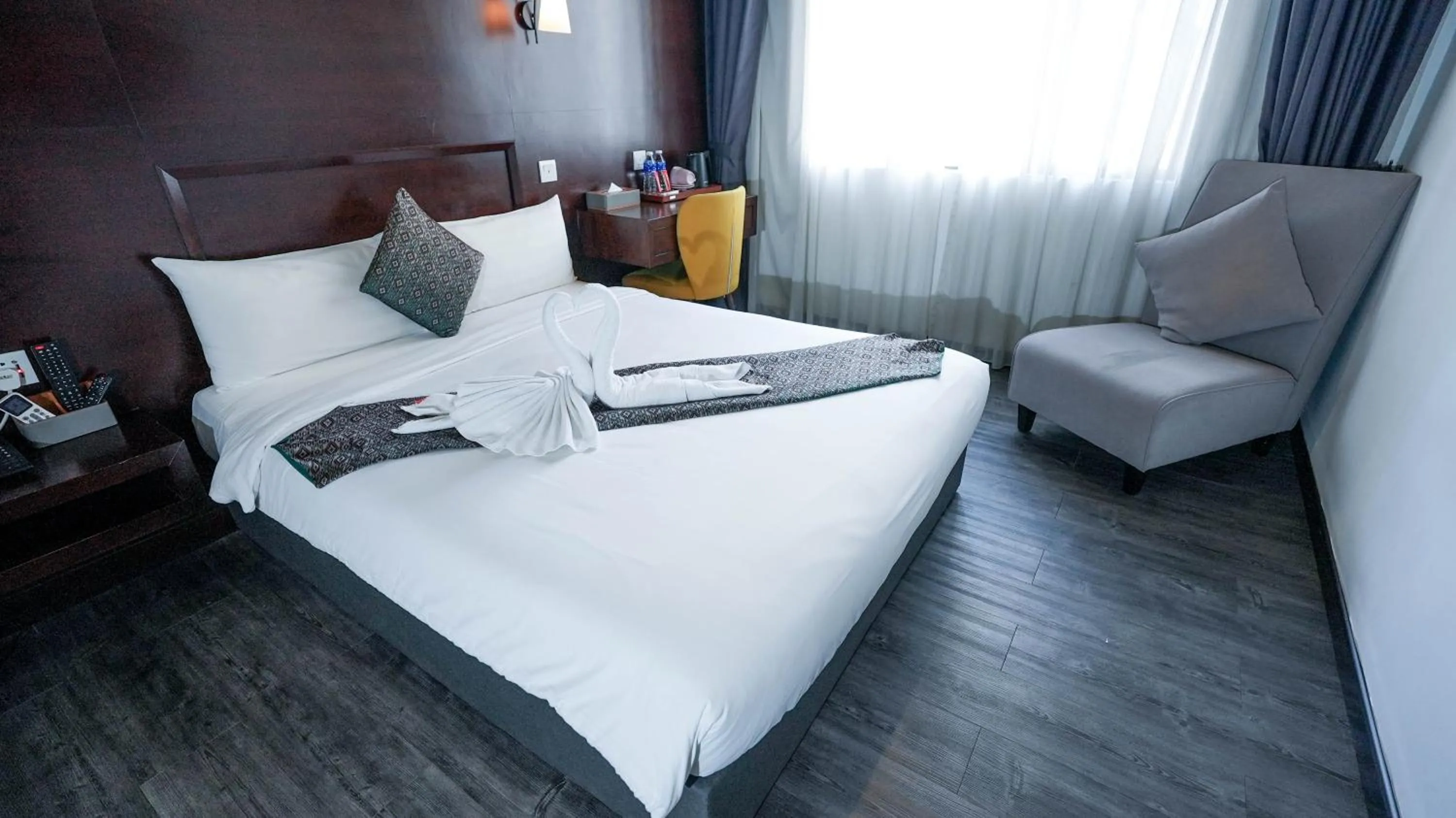 Bed in East Riverine Boutique Hotel