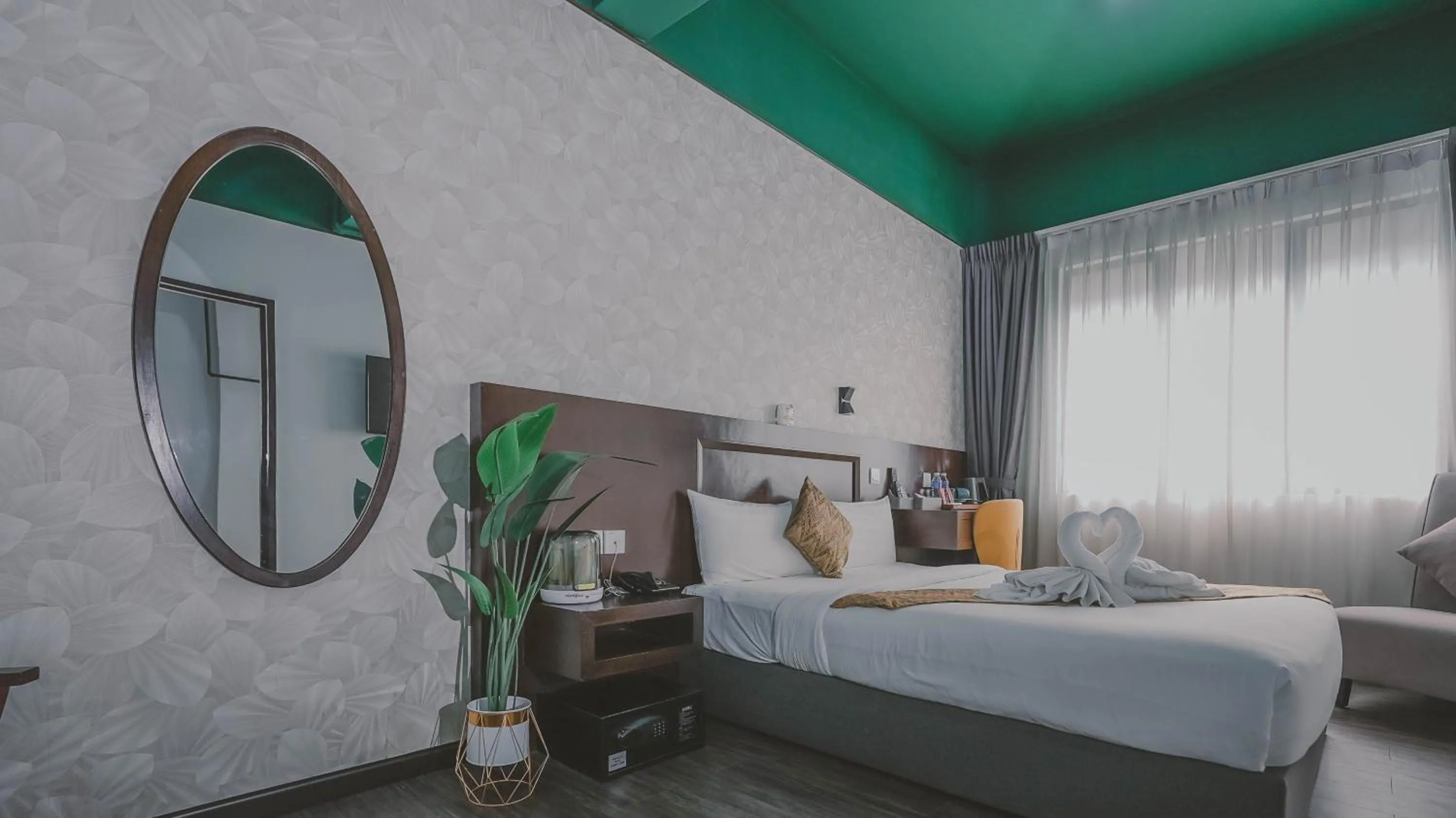 Bed in East Riverine Boutique Hotel