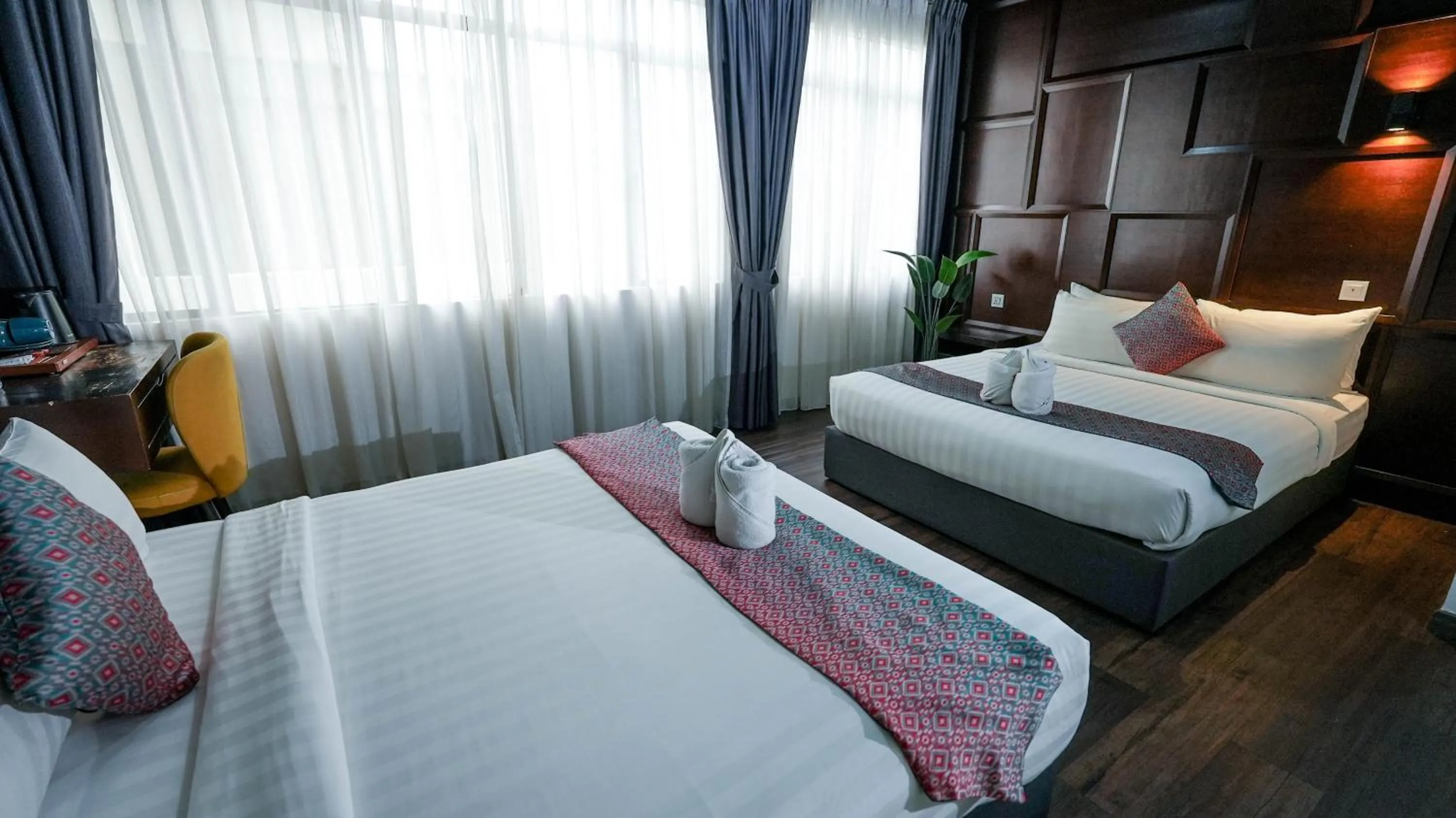 Bed in East Riverine Boutique Hotel