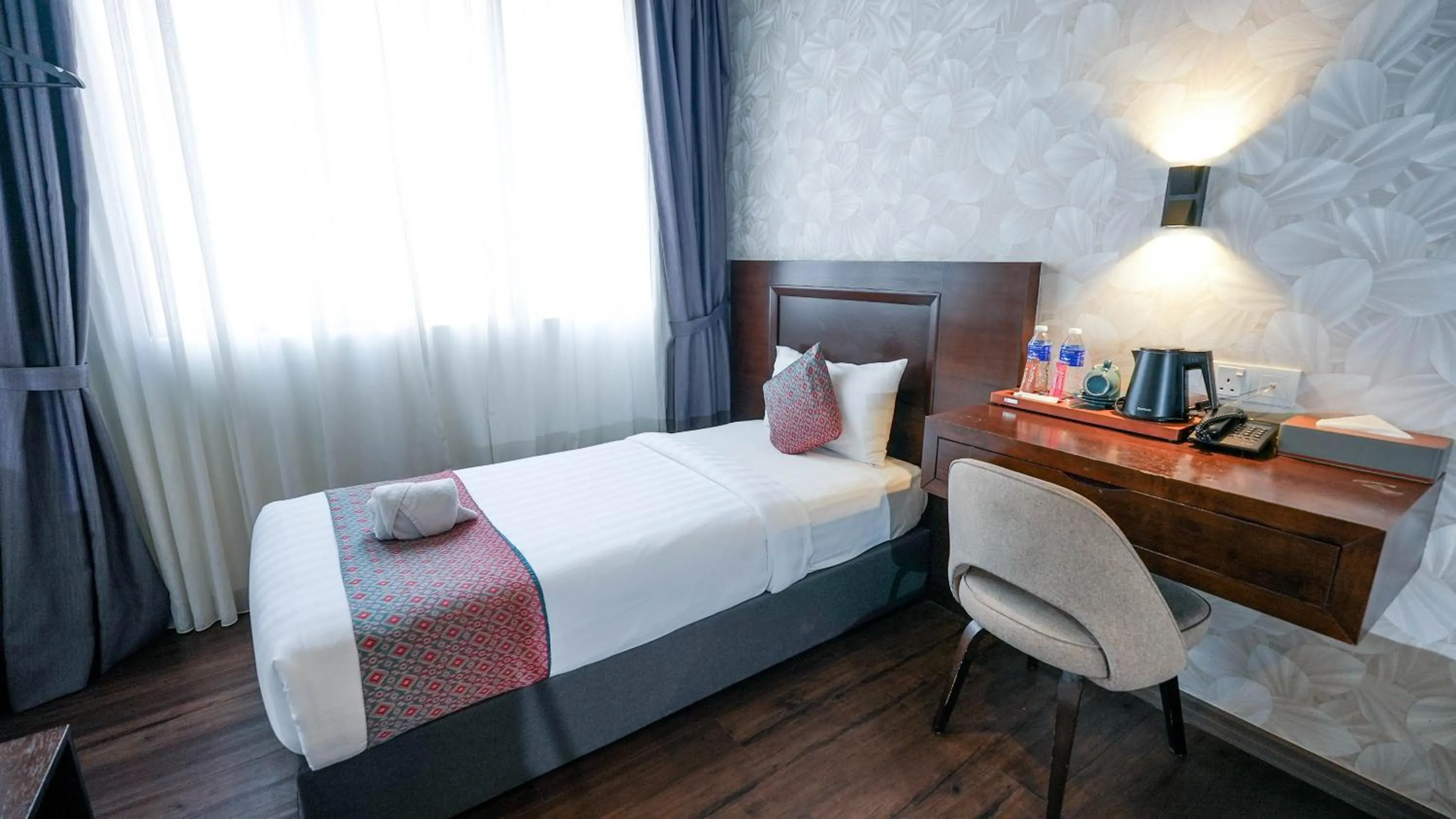 Bed in East Riverine Boutique Hotel