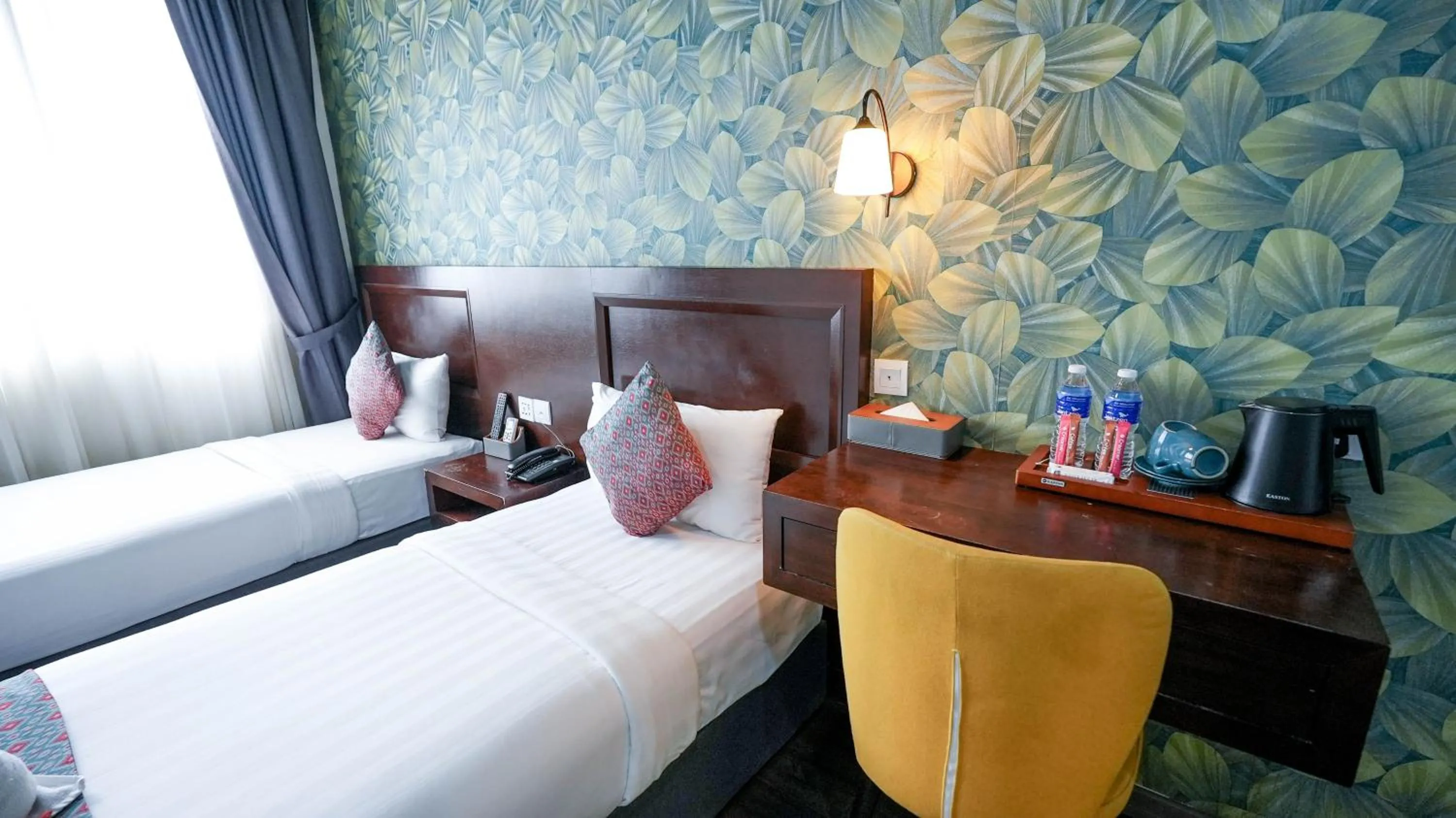 Bed in East Riverine Boutique Hotel