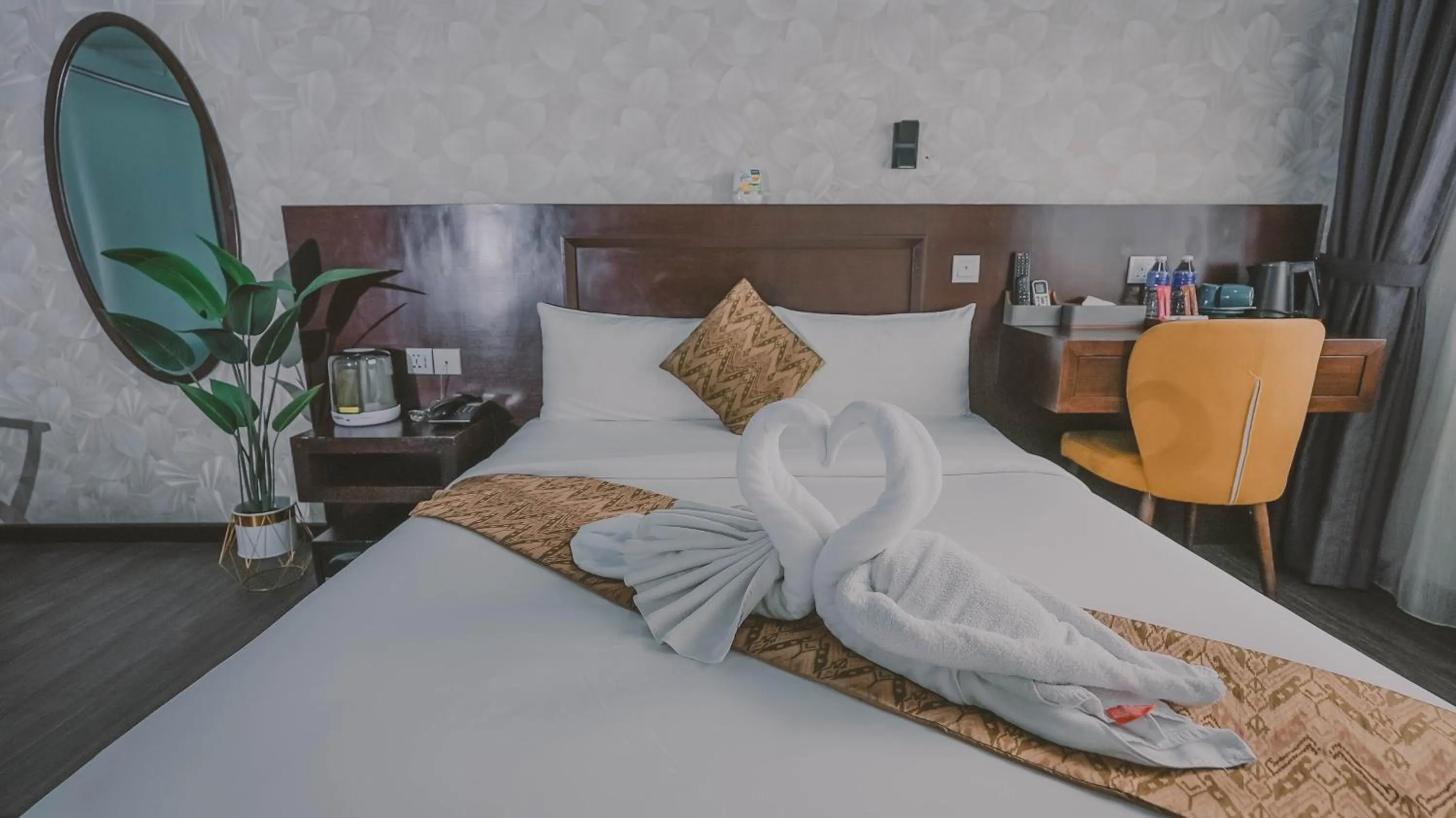 Bed in East Riverine Boutique Hotel