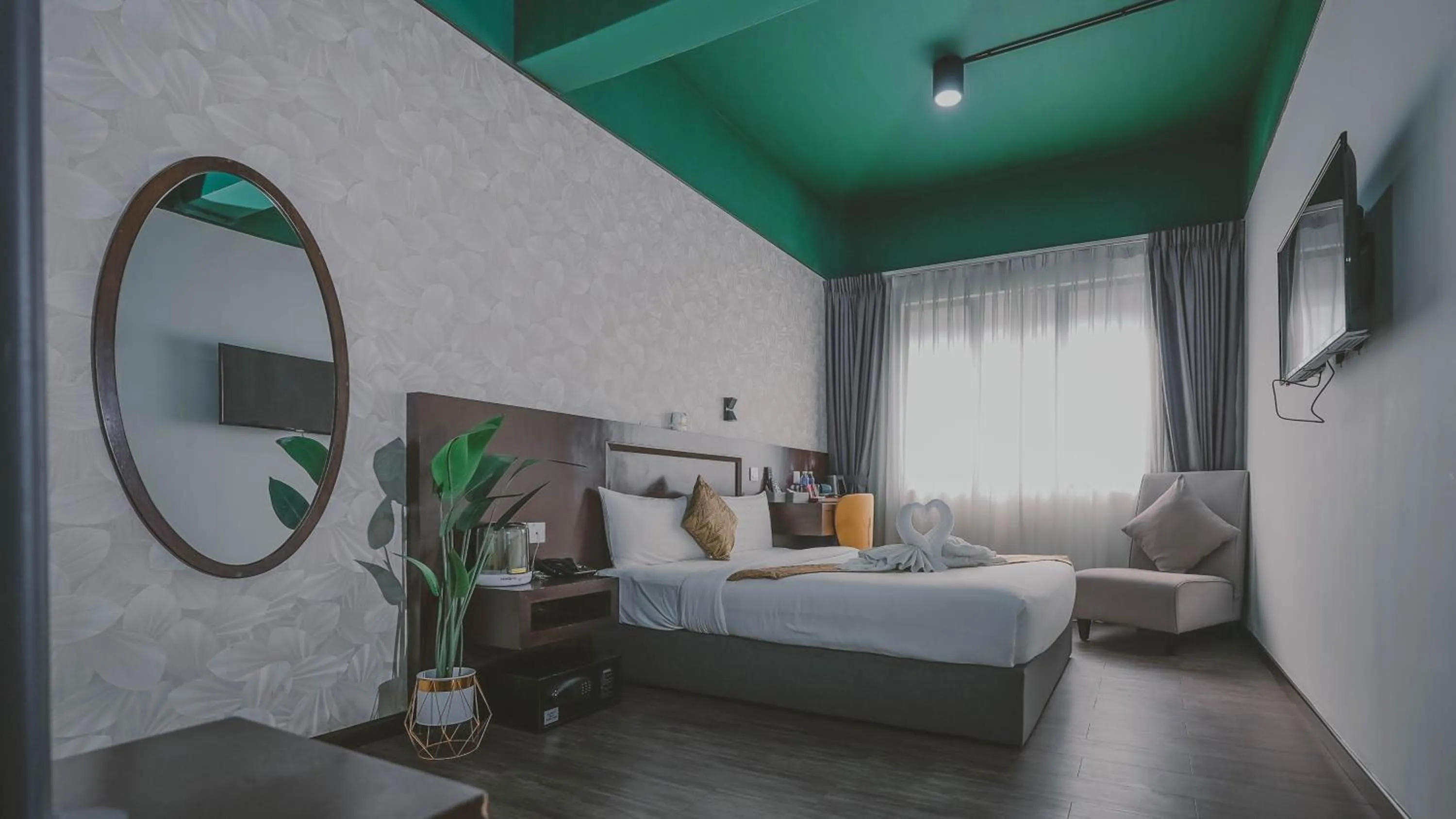 Bed in East Riverine Boutique Hotel