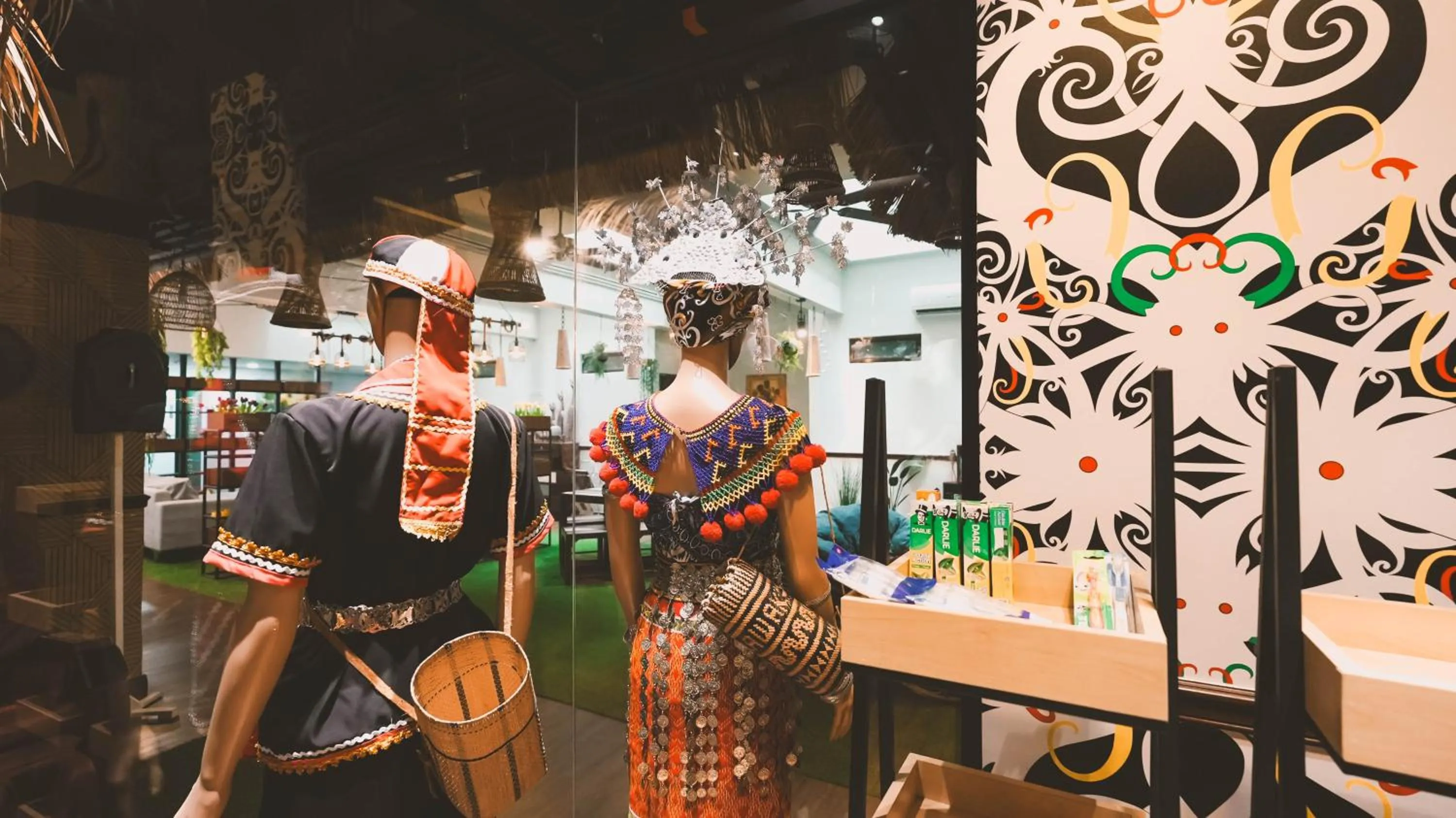 Decorative detail in East Riverine Boutique Hotel