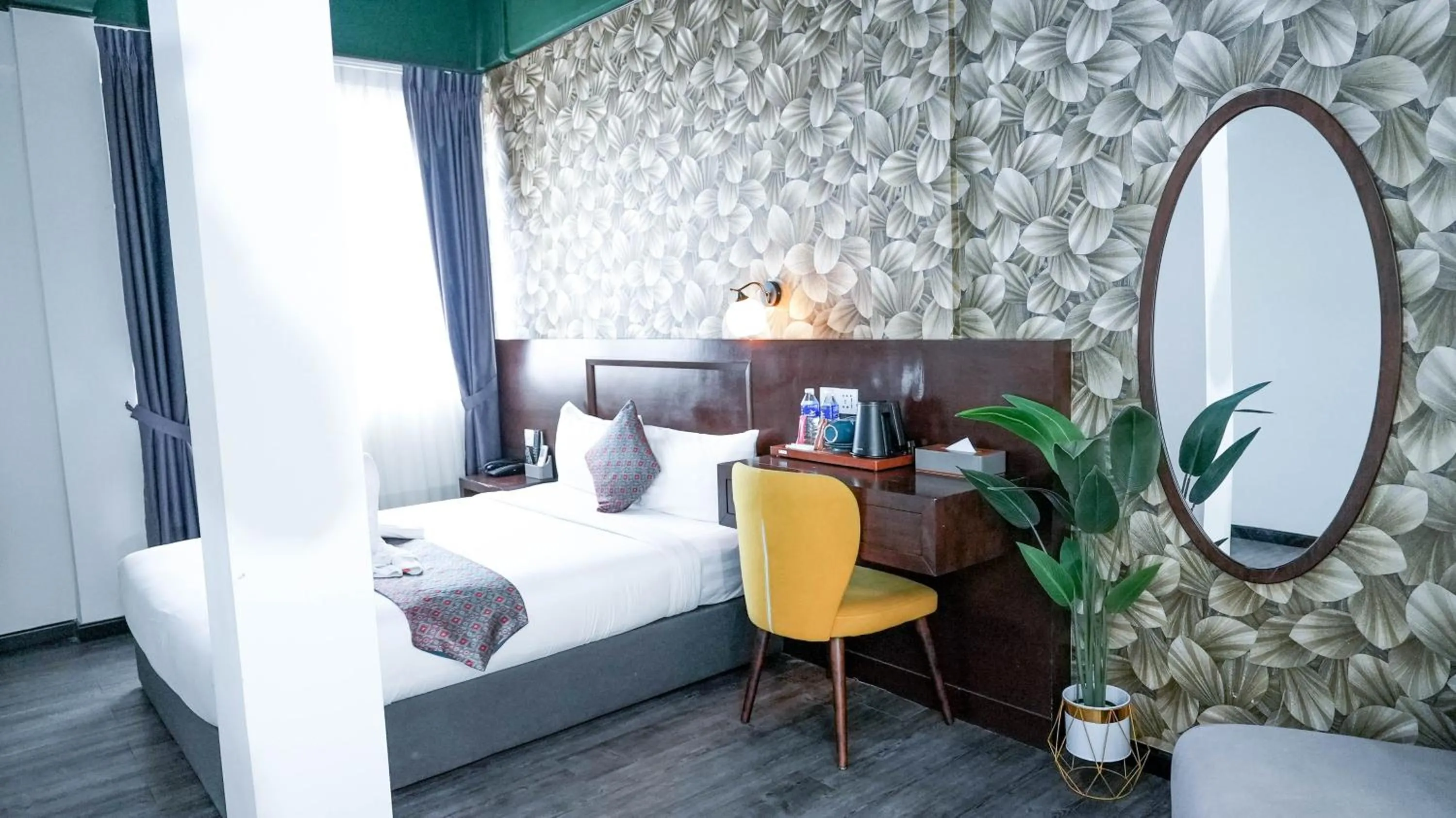 Bed in East Riverine Boutique Hotel