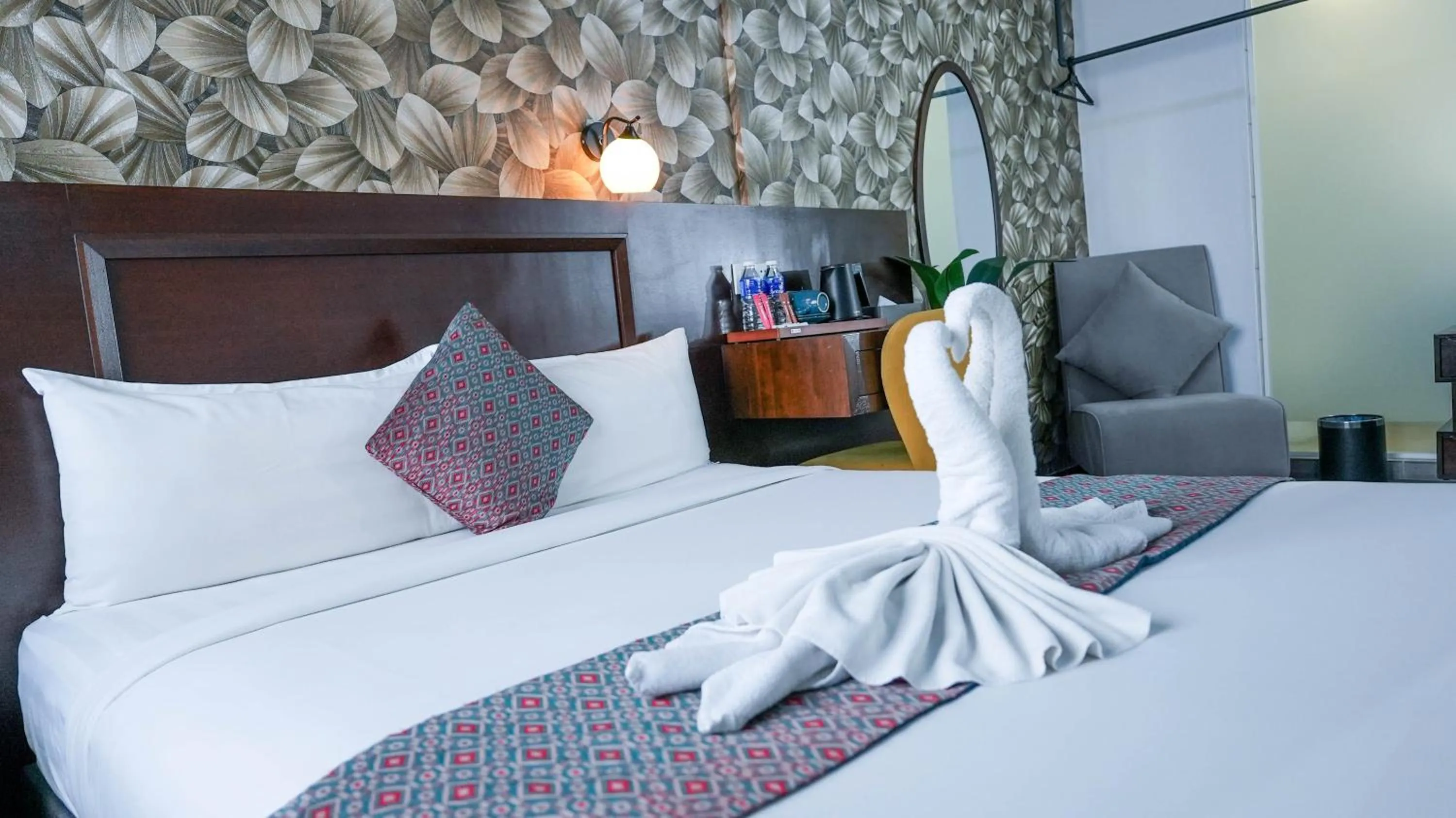 Bed in East Riverine Boutique Hotel