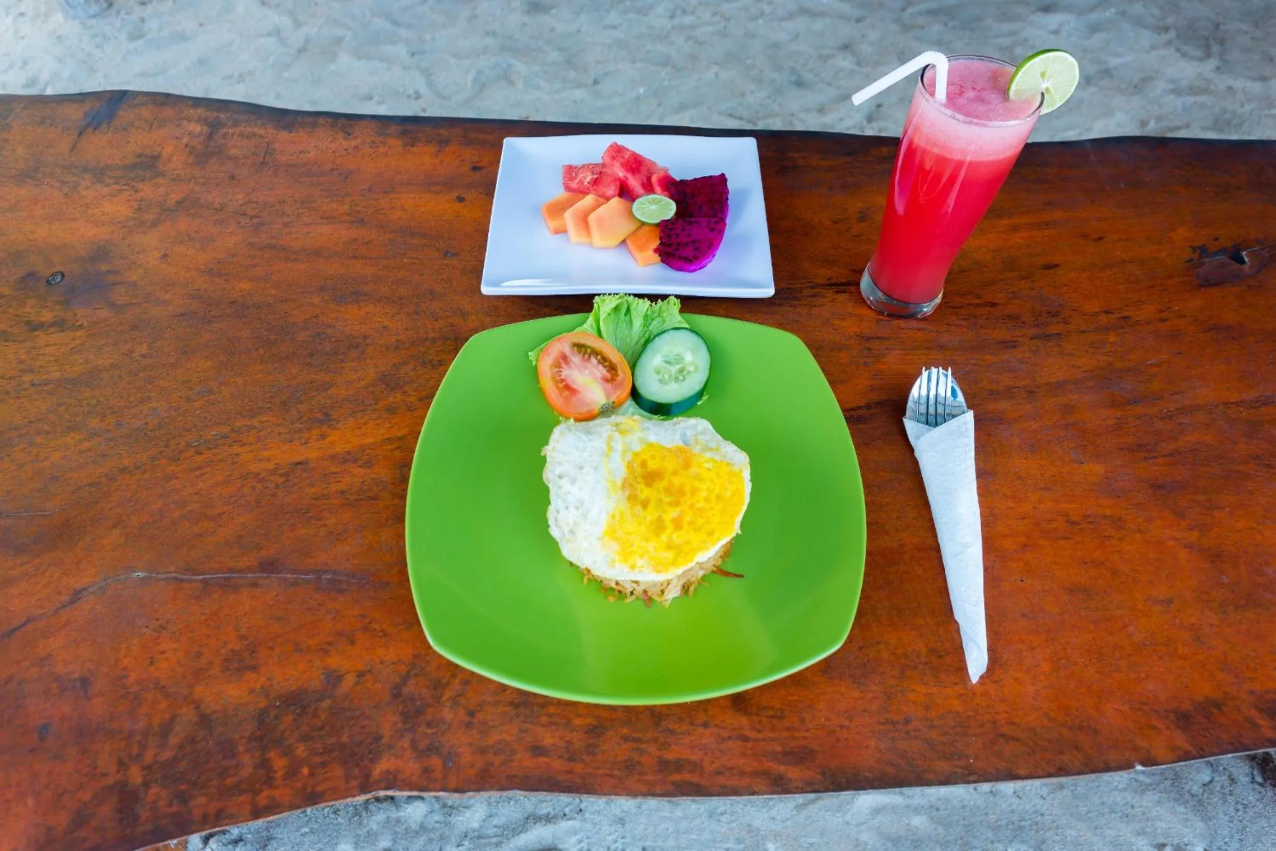 Buffet breakfast in The Dewi Sun Sun Nusa Penida