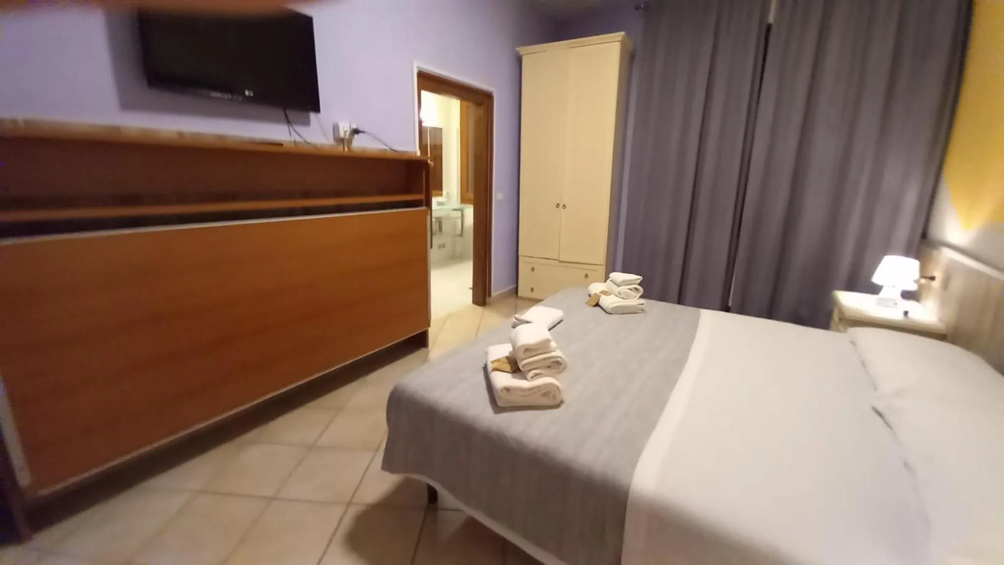 Bed in Hotel Le 3 Fonti