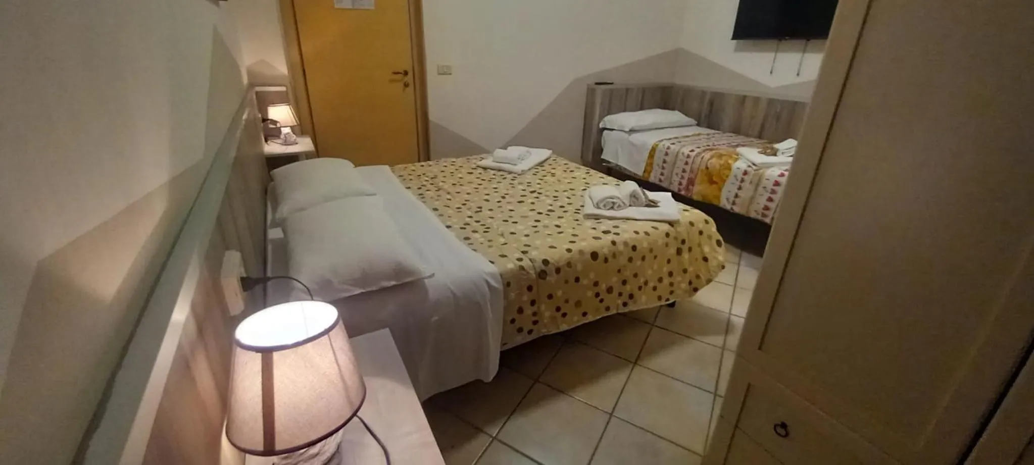 Bed in Hotel Le 3 Fonti