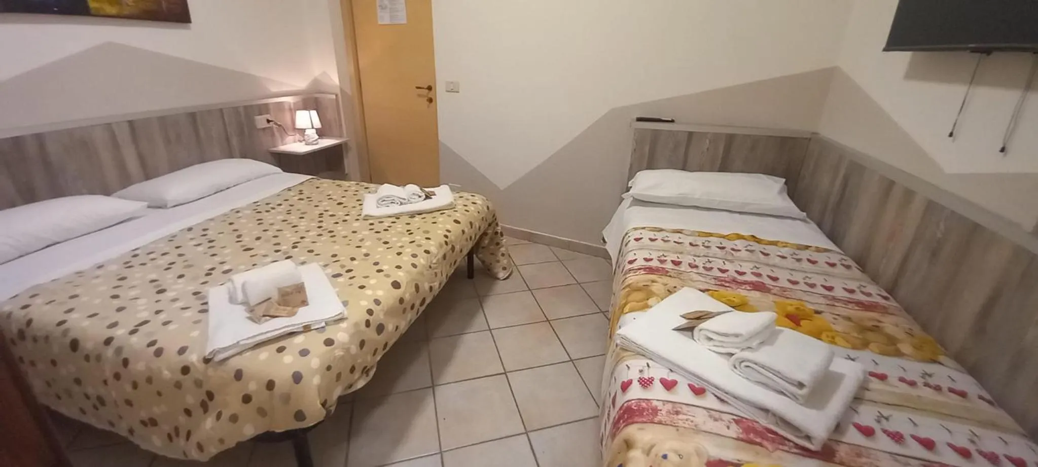 Bed in Hotel Le 3 Fonti