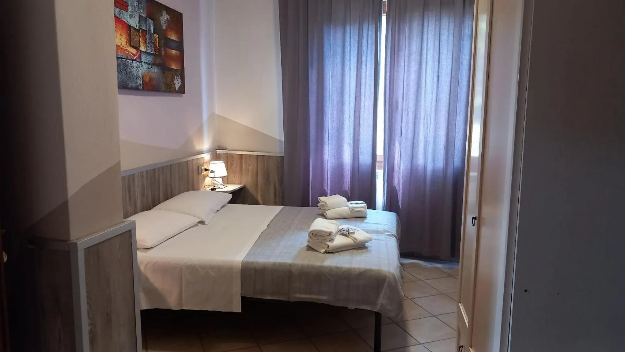 Bed in Hotel Le 3 Fonti