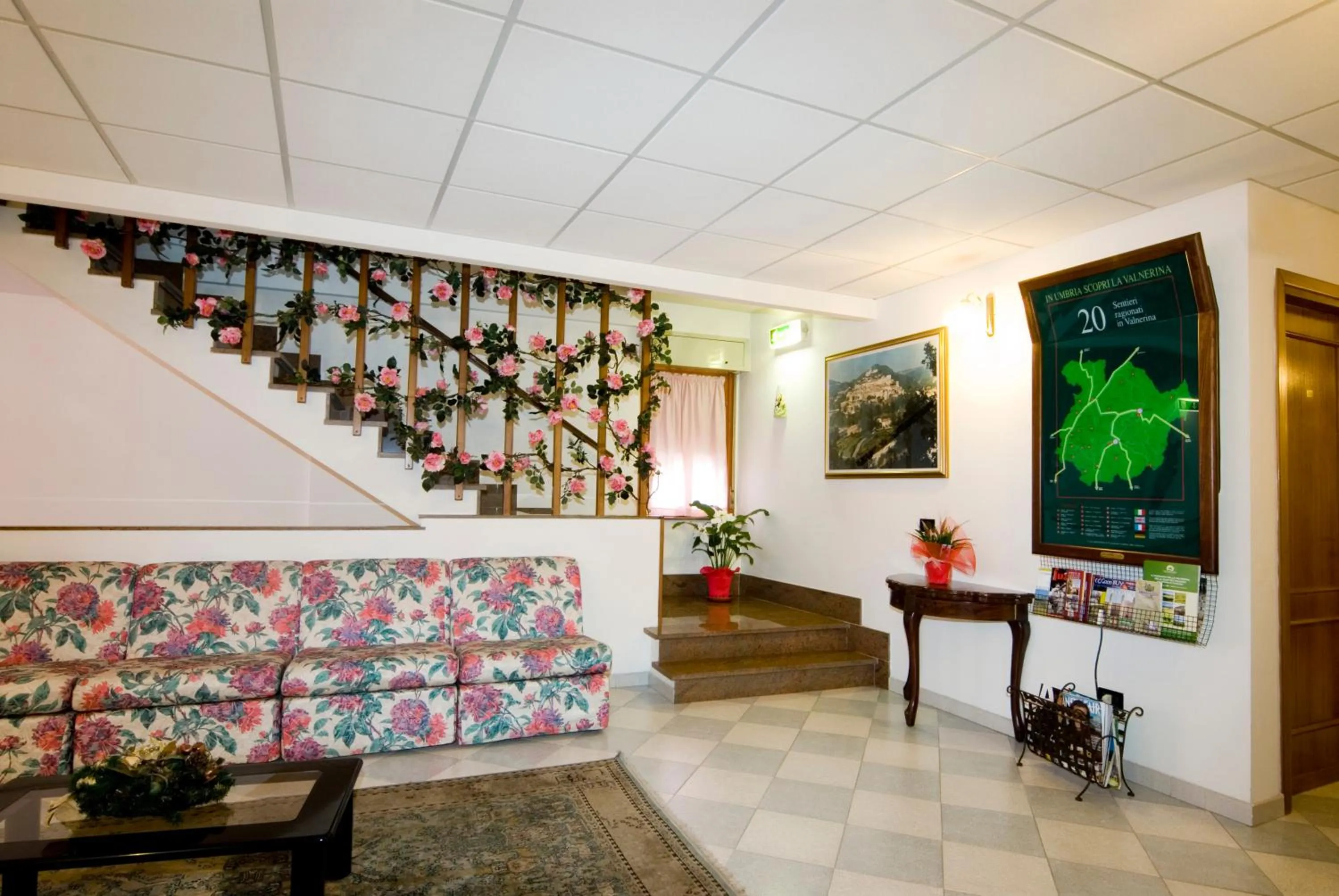 Lobby or reception in Hotel Il Quadrifoglio